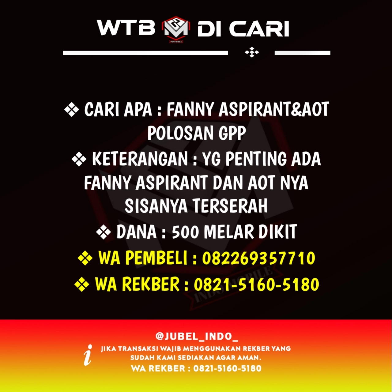 CARI AKUN ML #ML3818