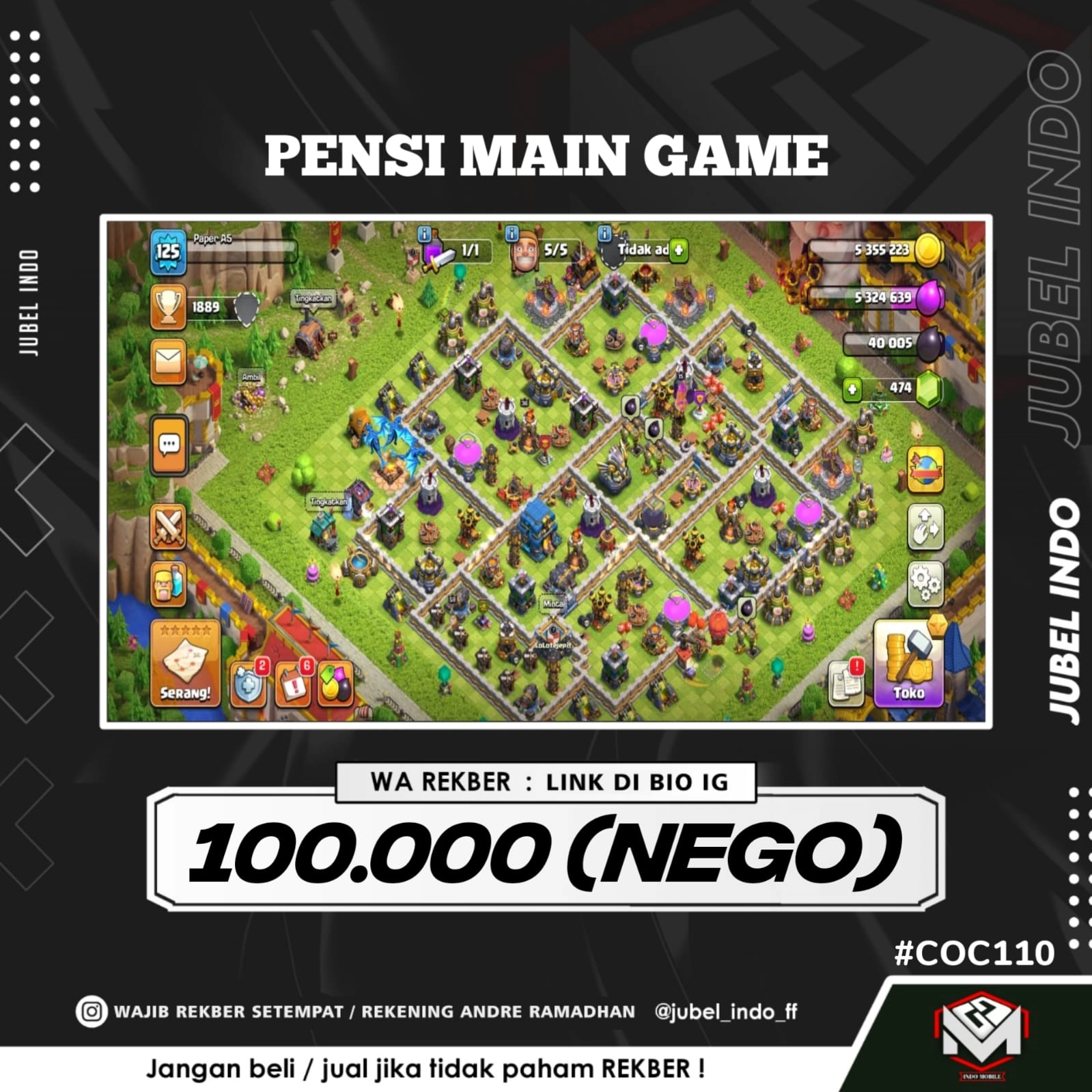 STOK COC #COC110