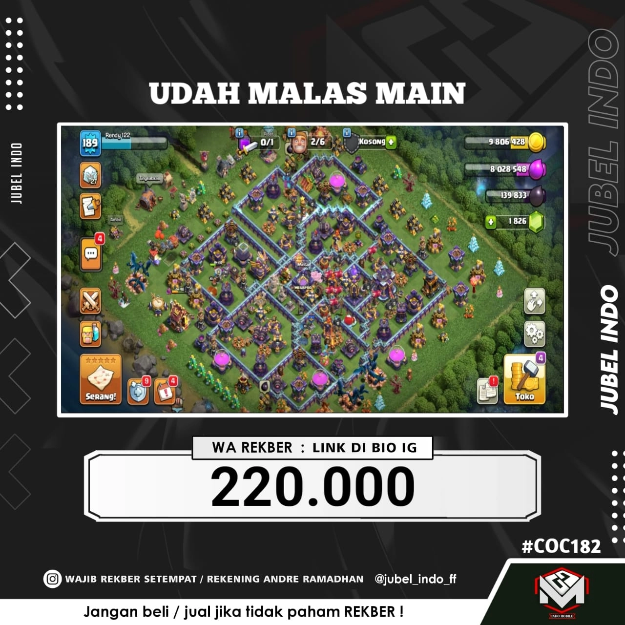 STOK COC #COC182