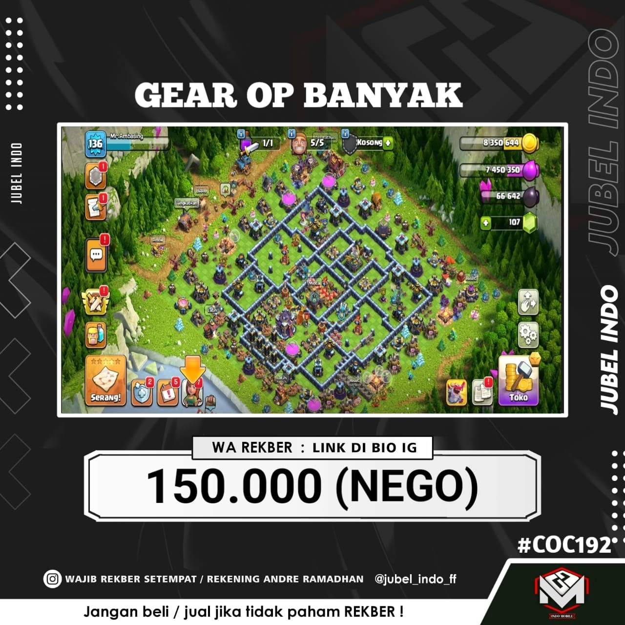 STOK COC #COC192
