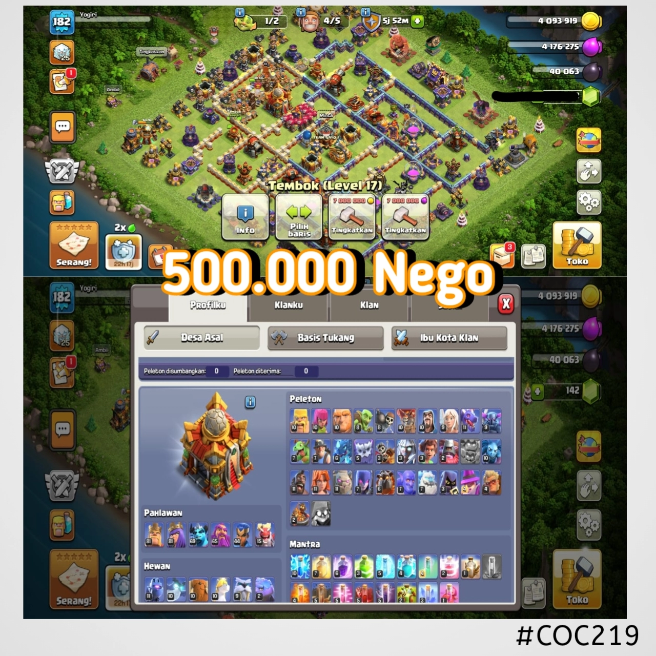 STOK COC #COC219
