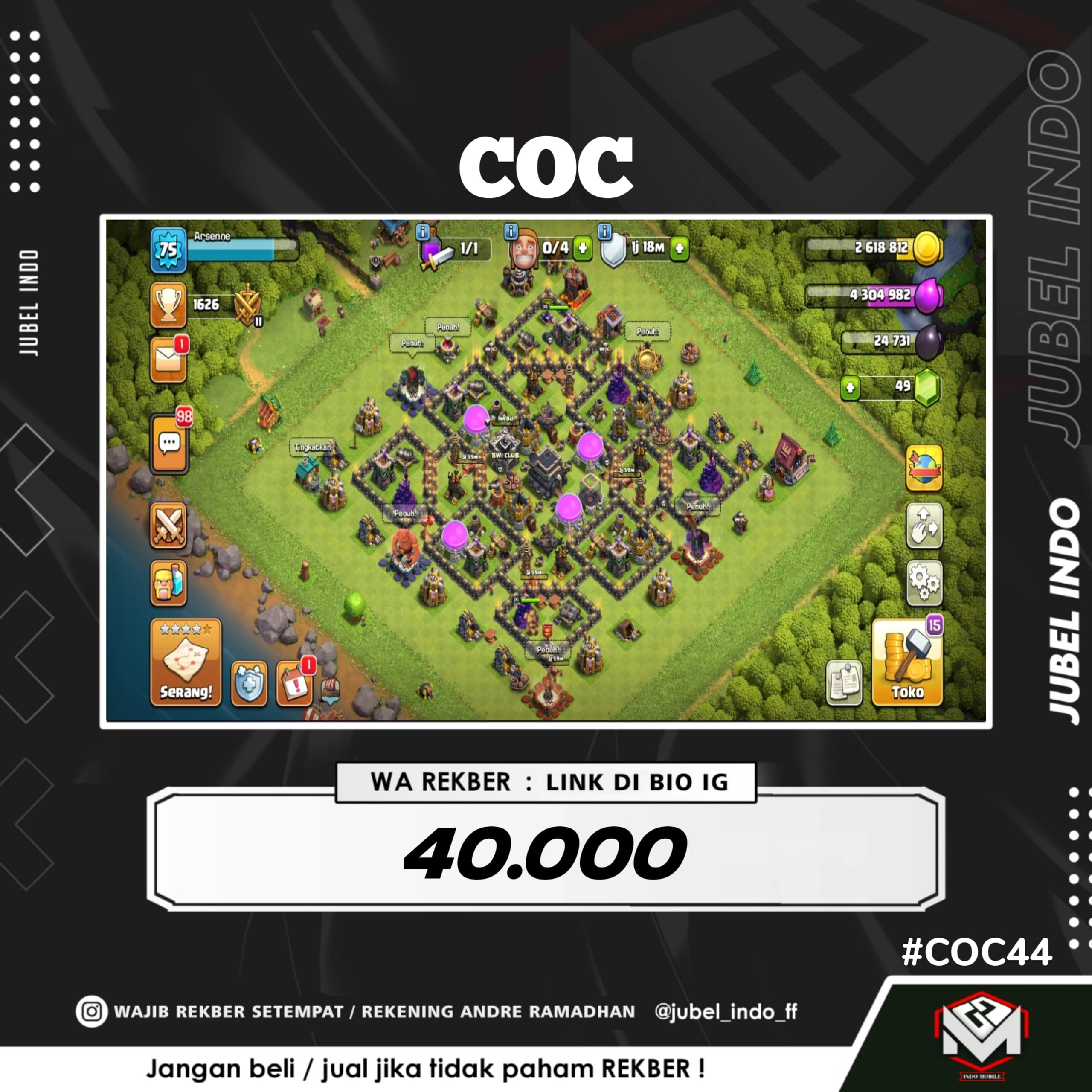 STOK COC #COC44