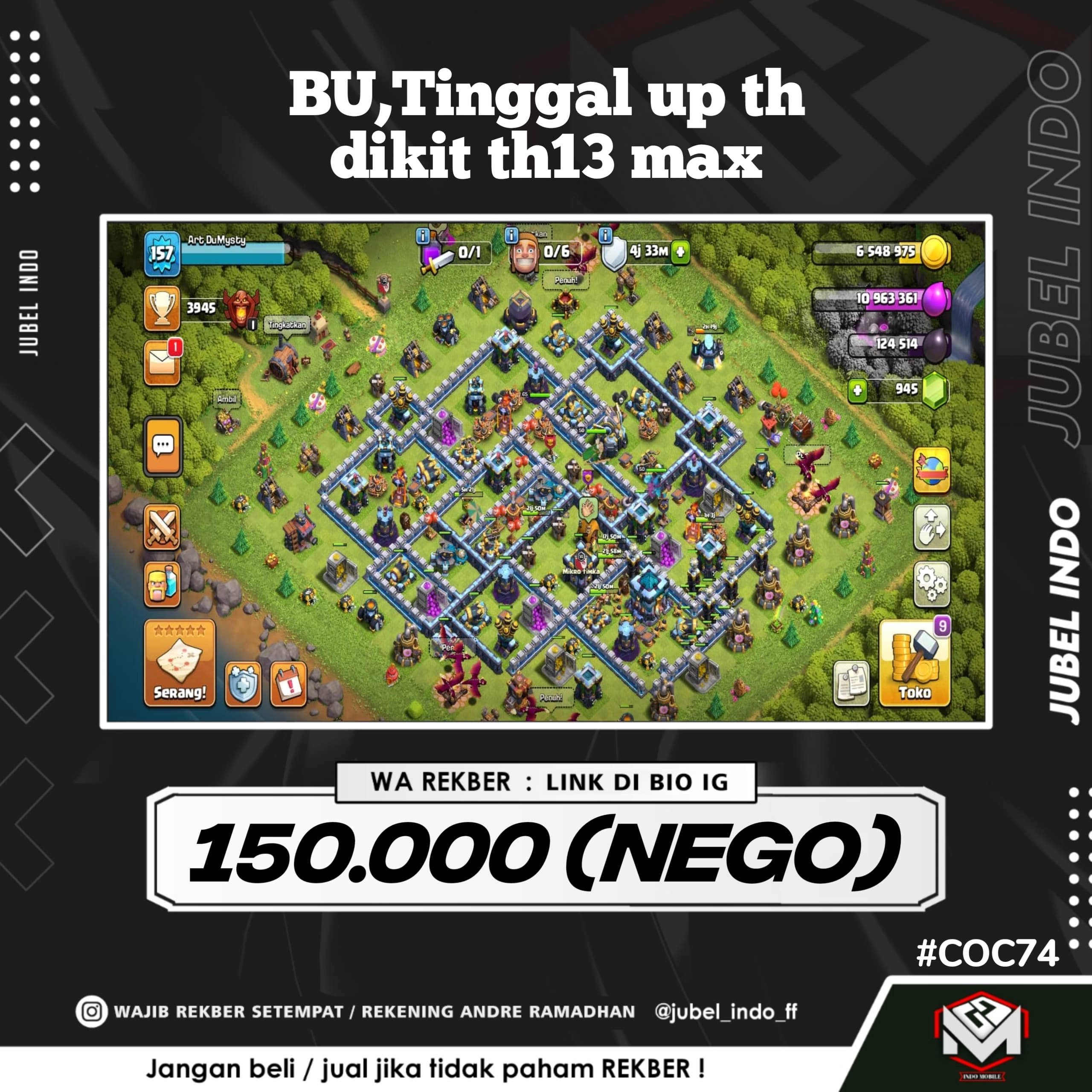 STOK COC #COC74