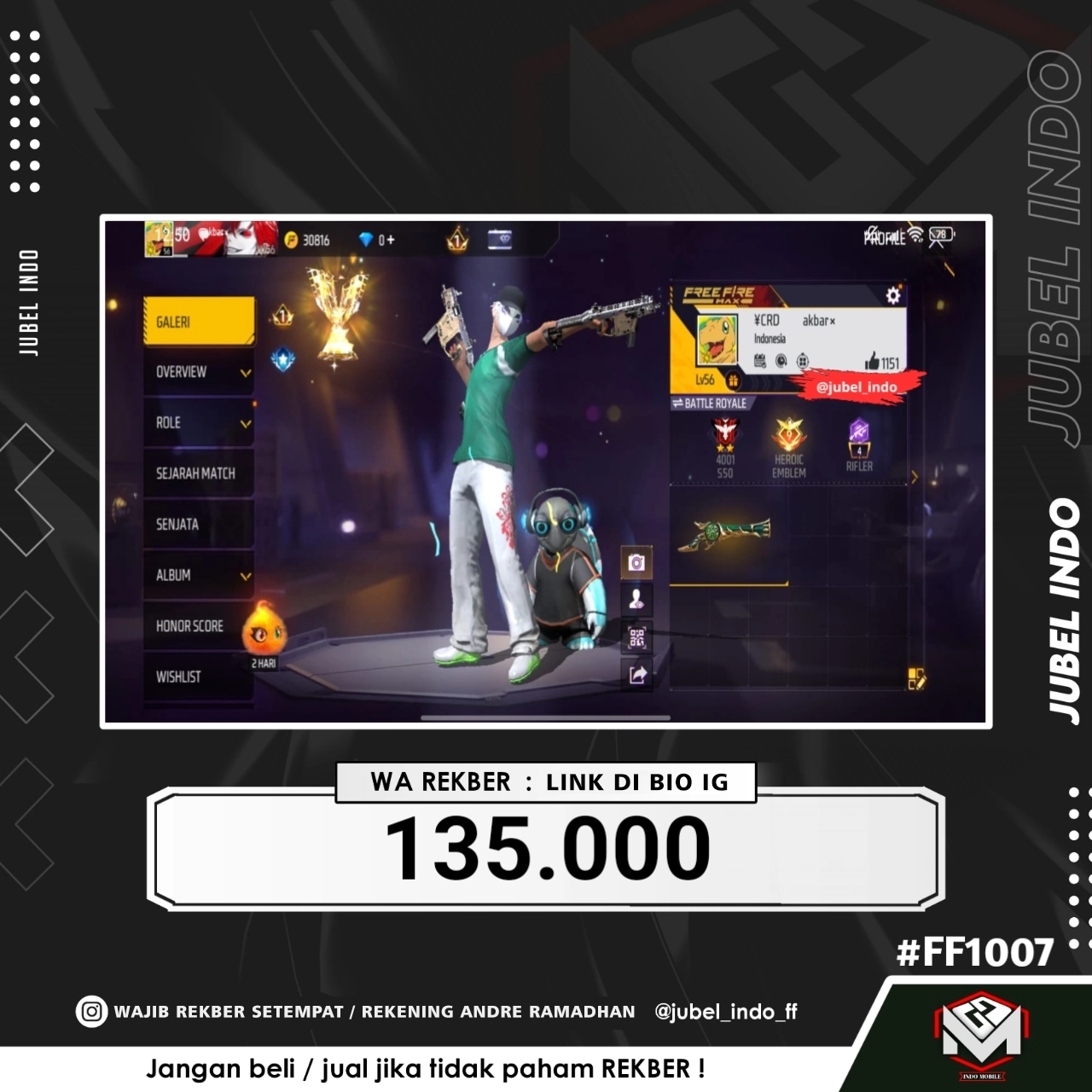 STOK FF #FF1007