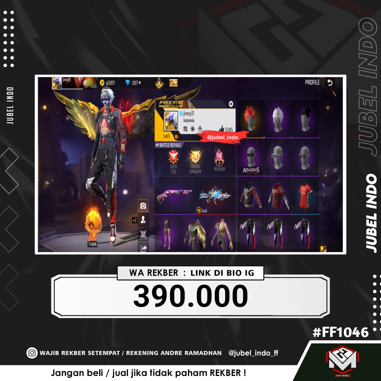 STOK FF #FF1046