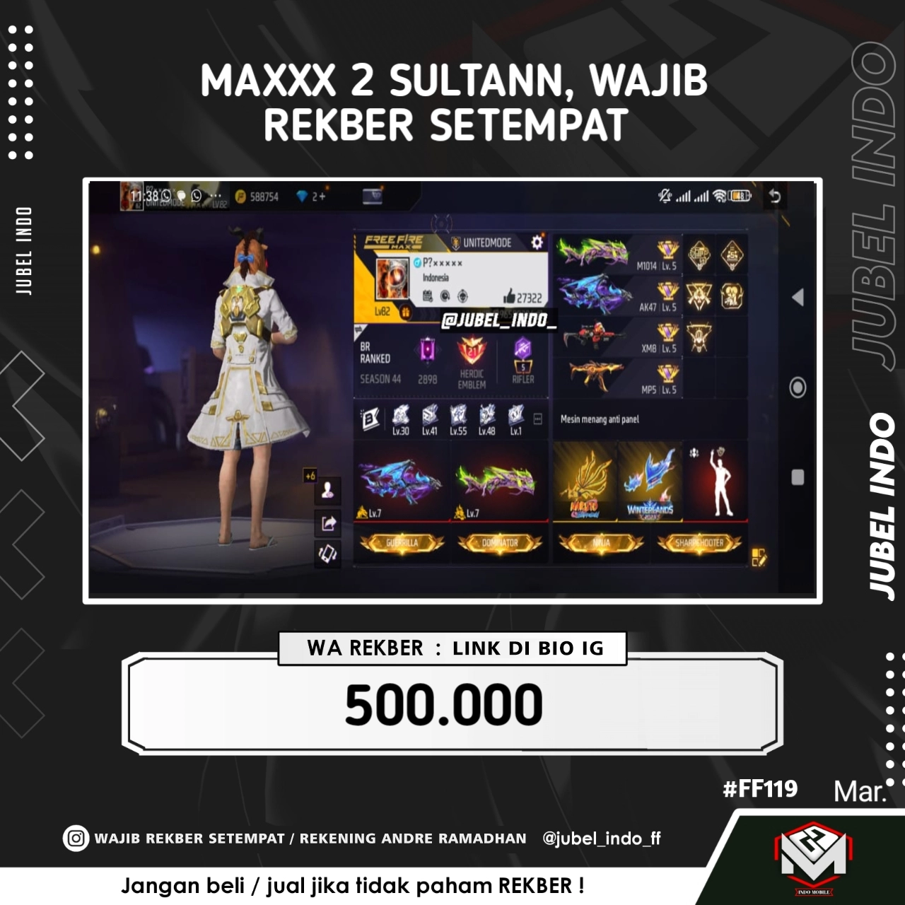 STOK FF #FF119