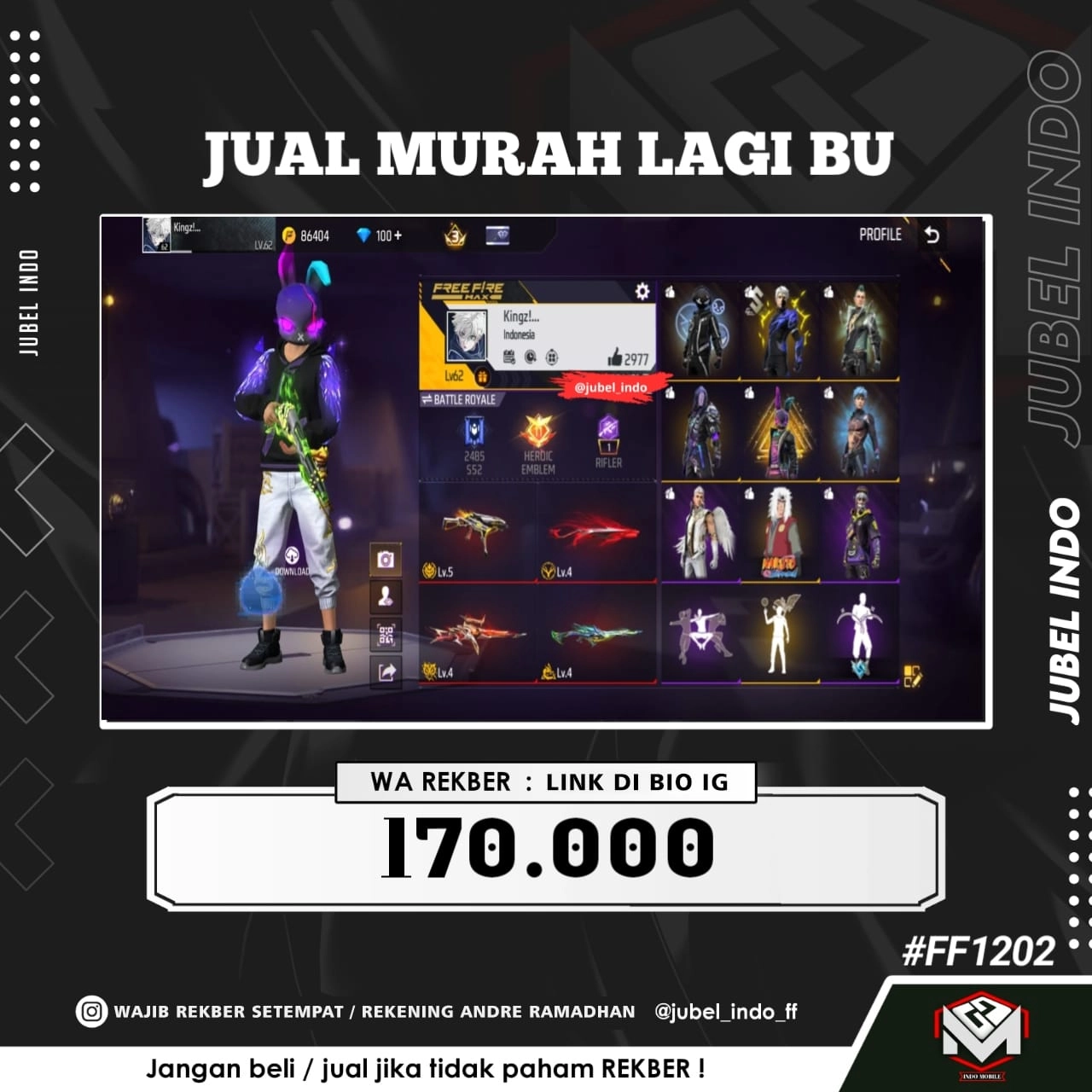 STOK FF #FF1202