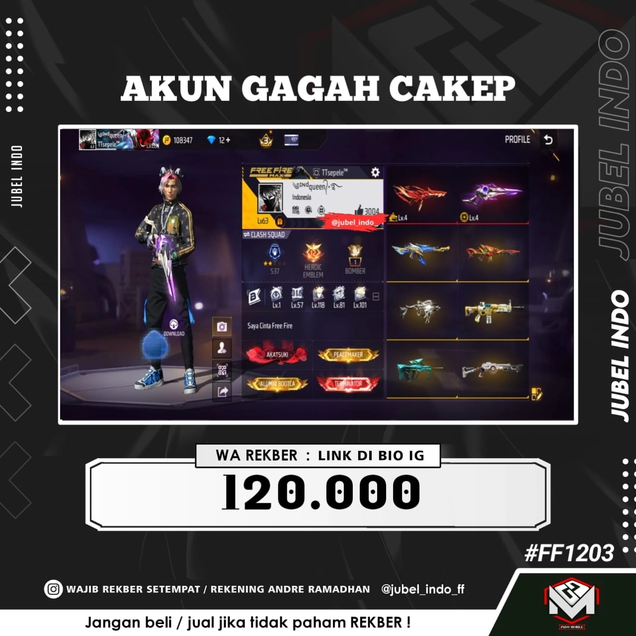 STOK FF #FF1203