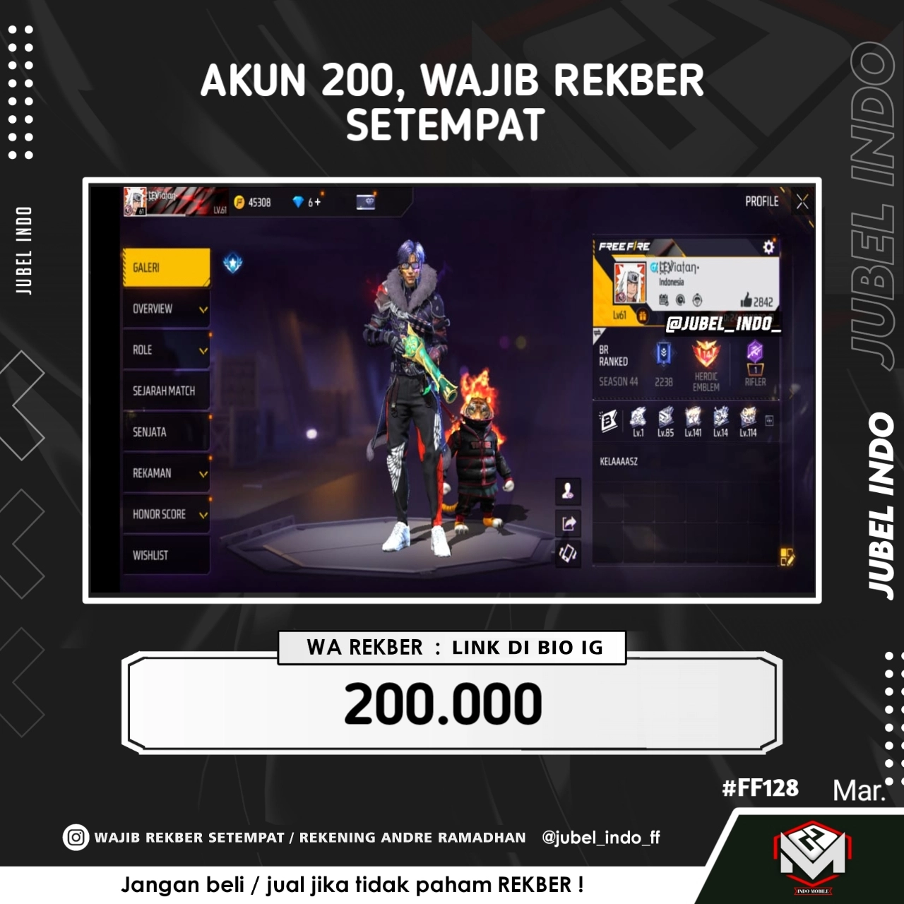 STOK FF #FF128