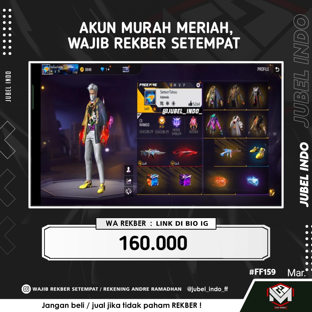 STOK FF #FF159