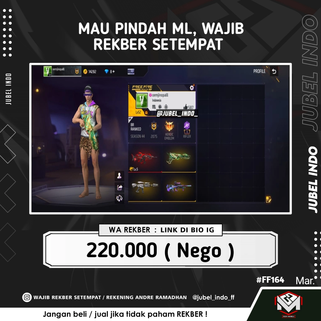 STOK FF #FF164