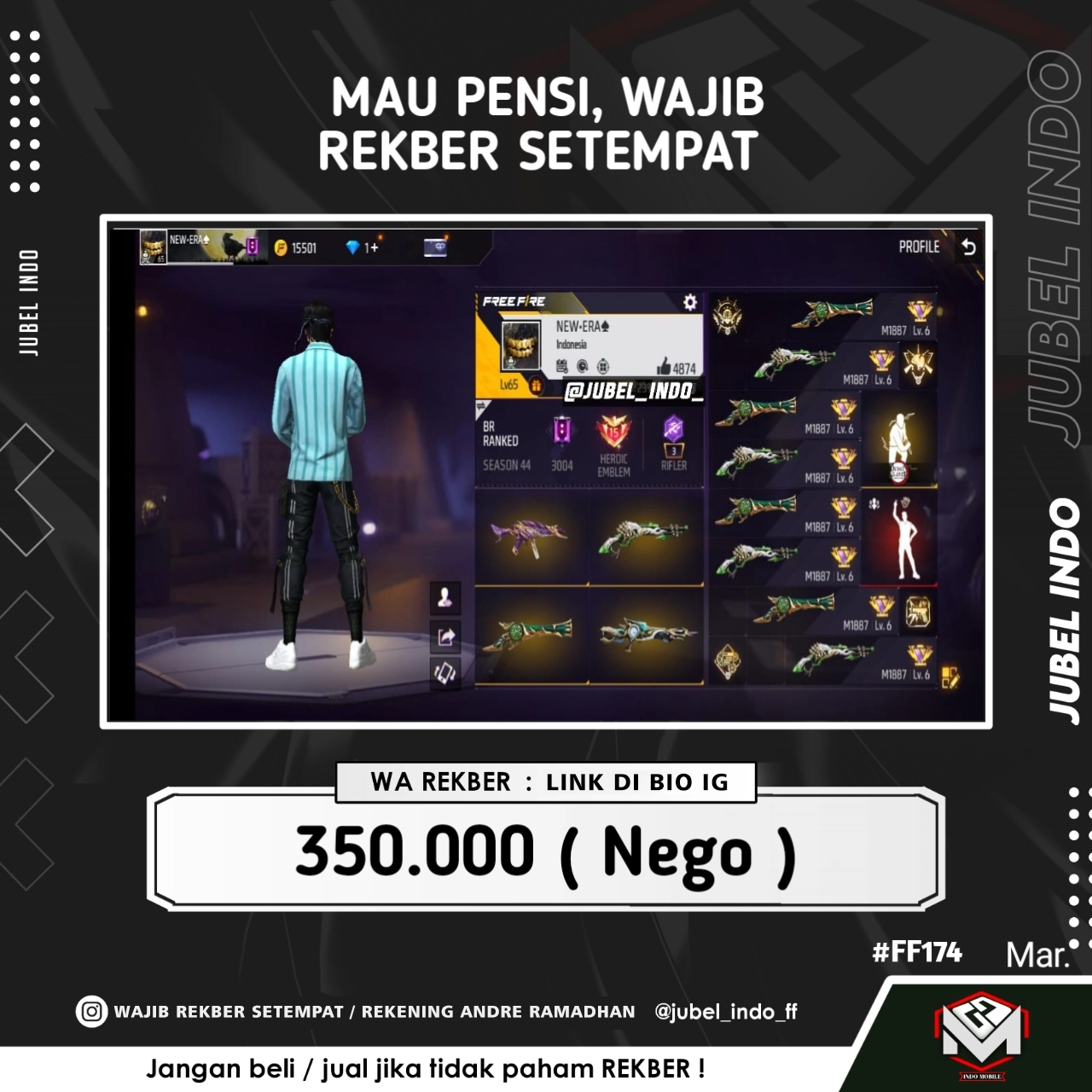 STOK FF #FF174