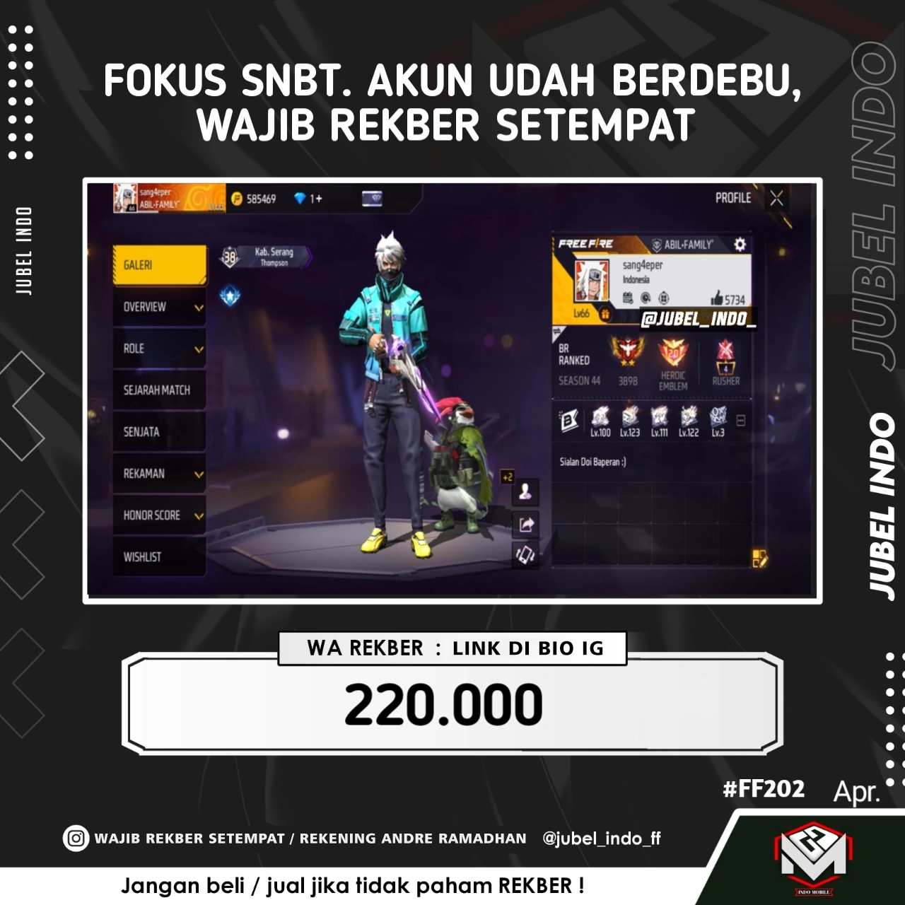 STOK FF #FF202