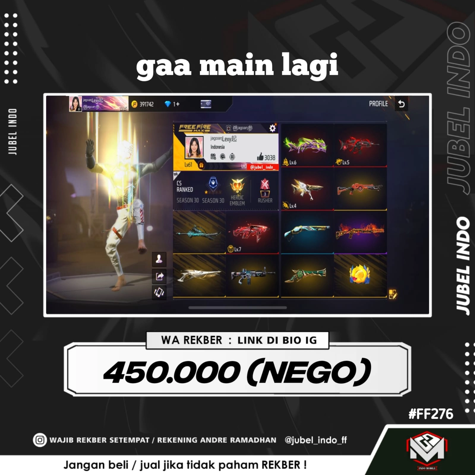 STOK FF #FF276