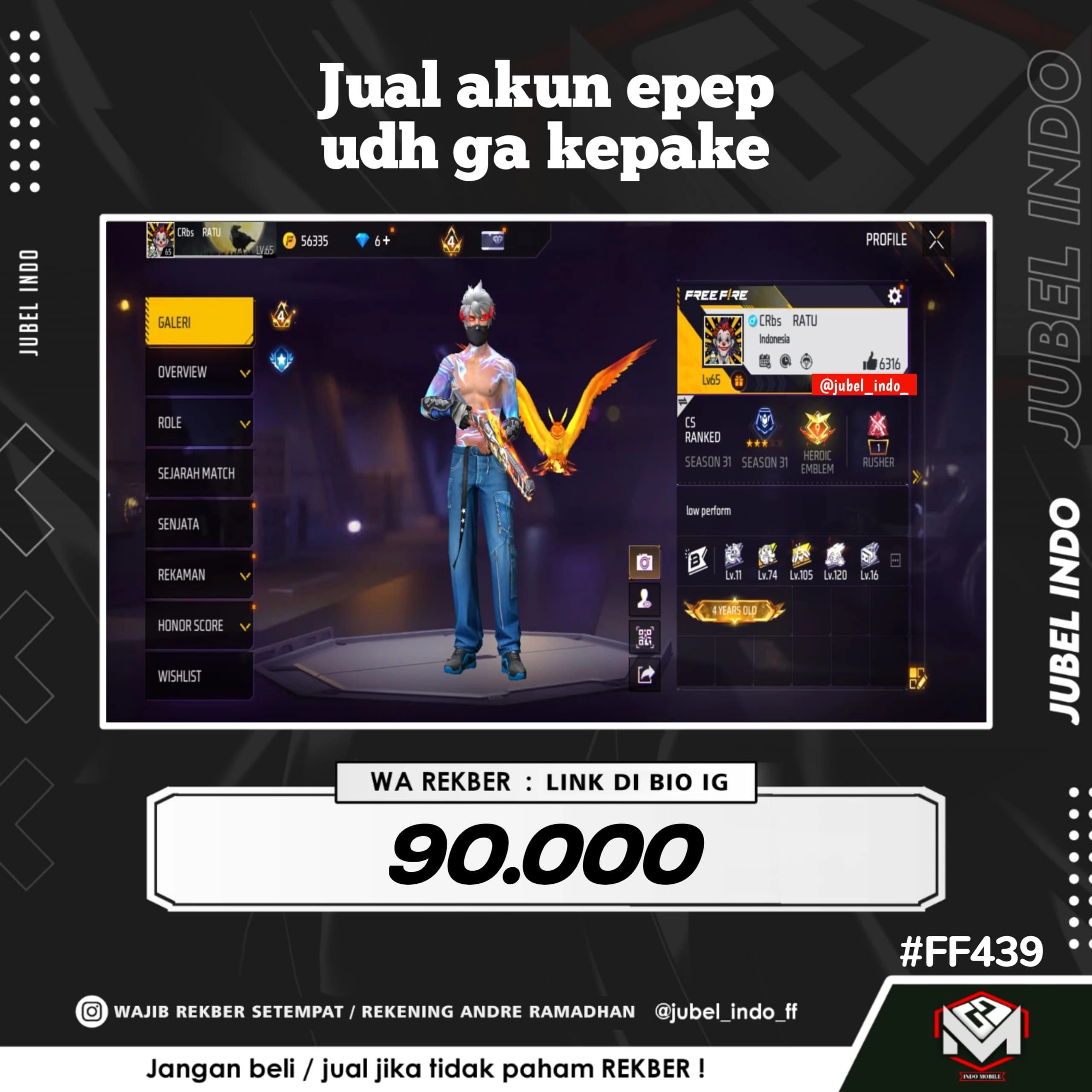STOK FF #FF439
