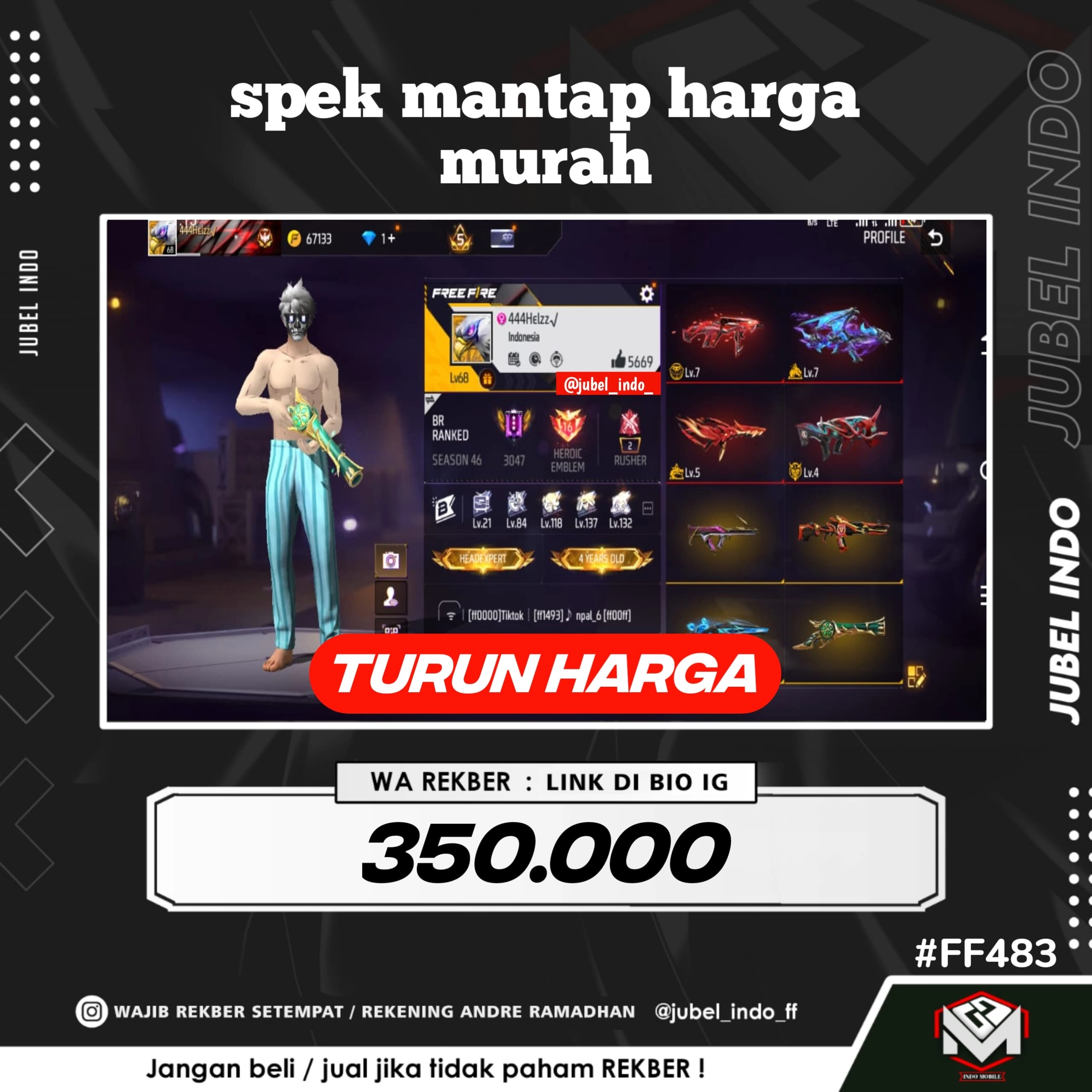 STOK FF #FF483