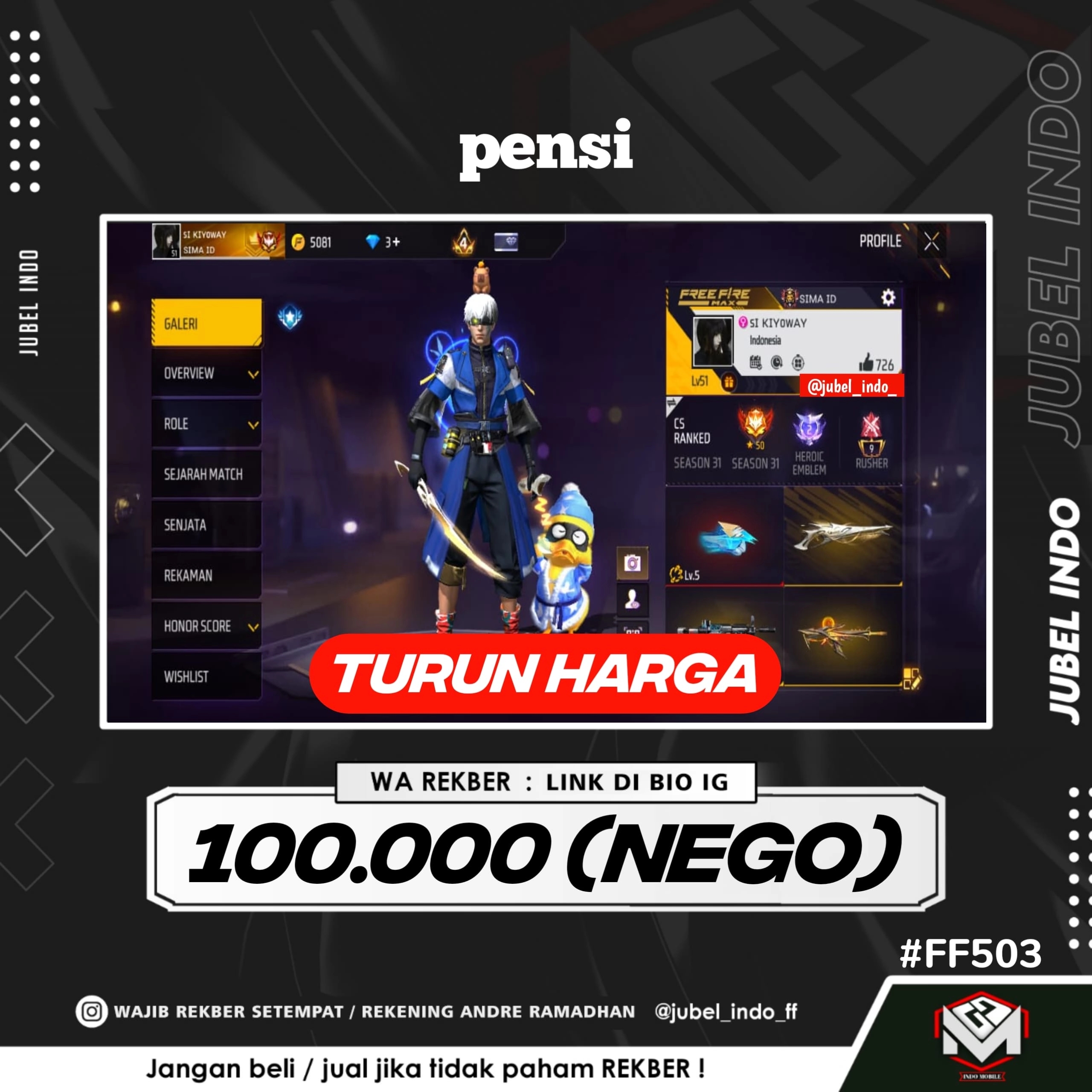 STOK FF #FF503