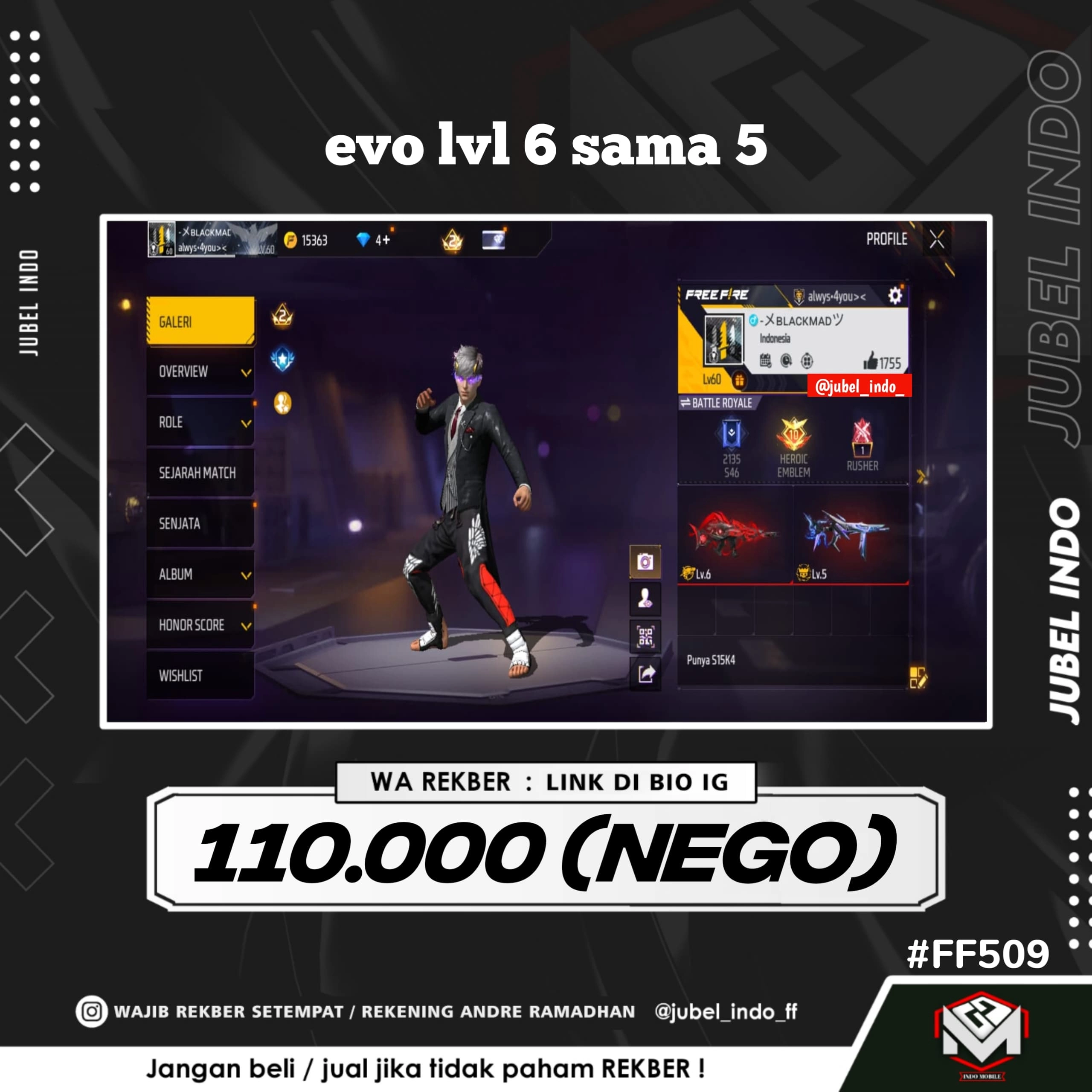STOK FF #FF509