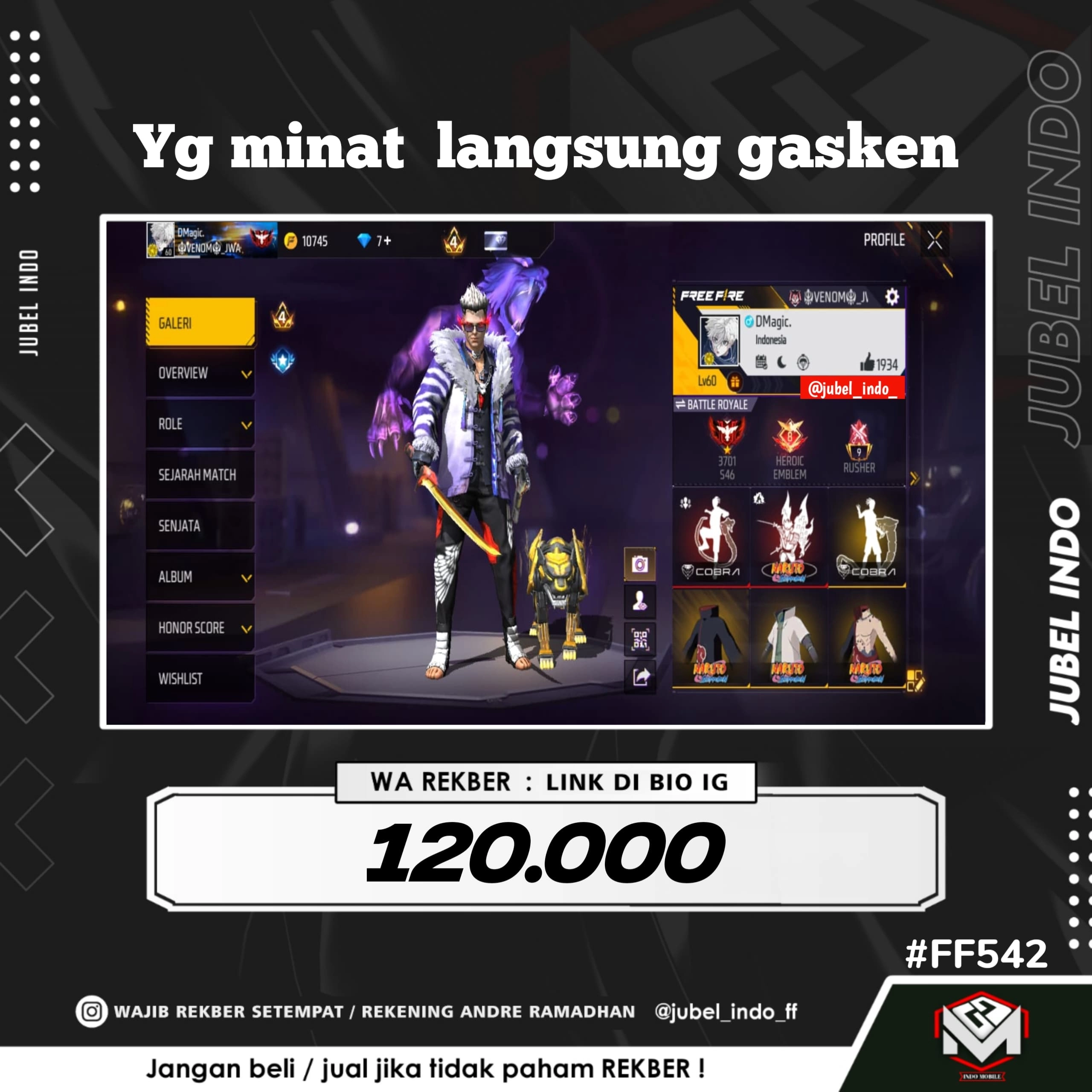 STOK FF #FF542