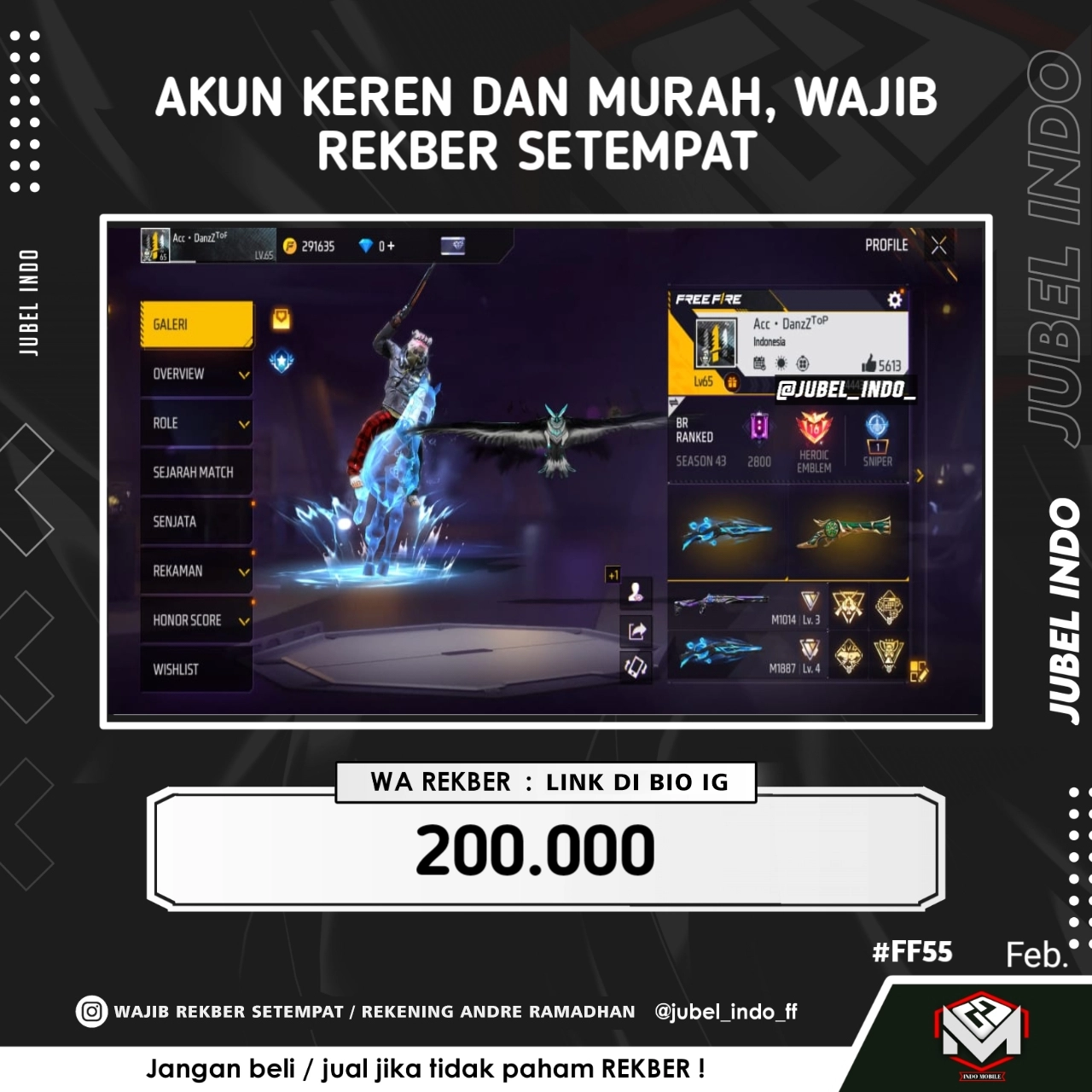 STOK FF #FF55