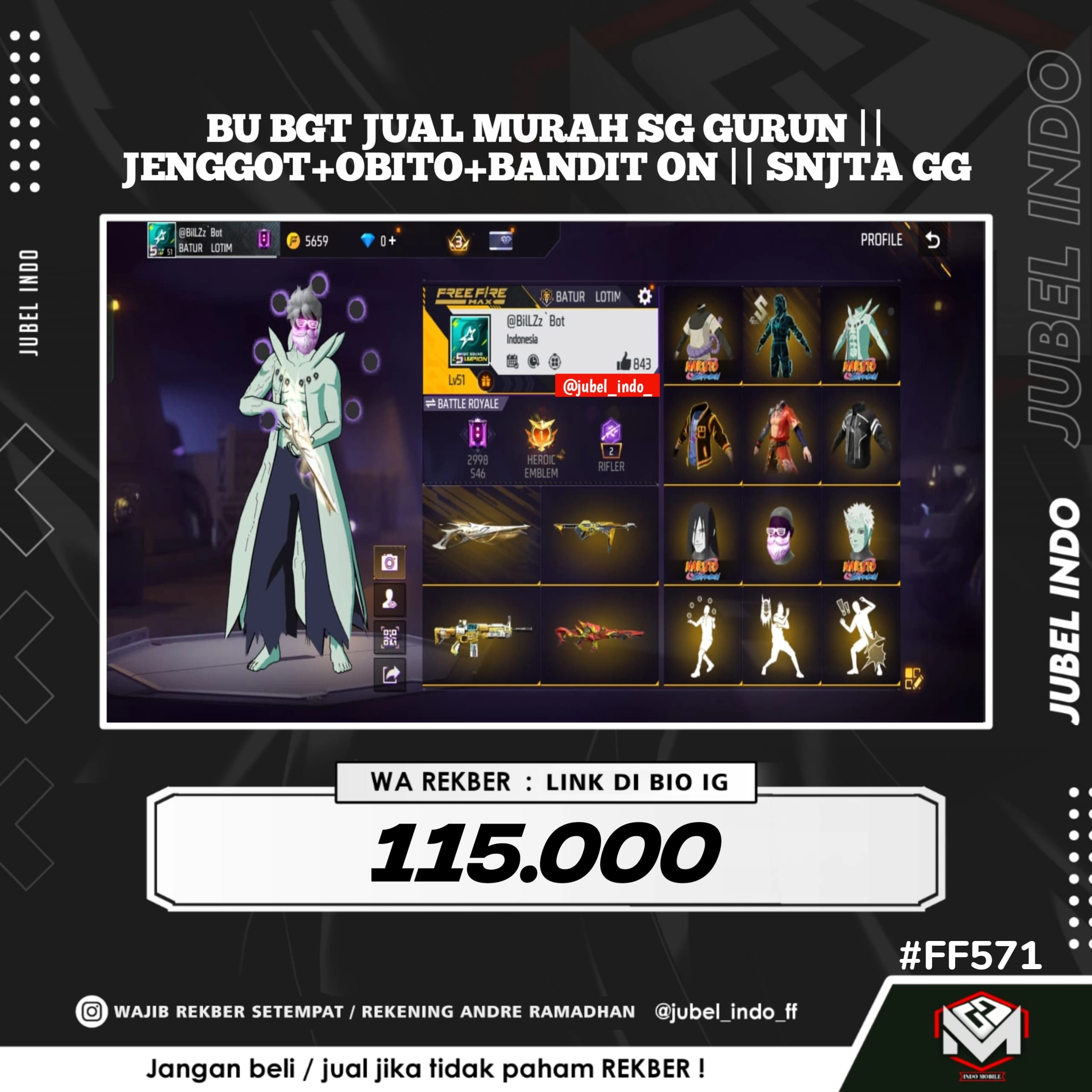 STOK FF #FF571