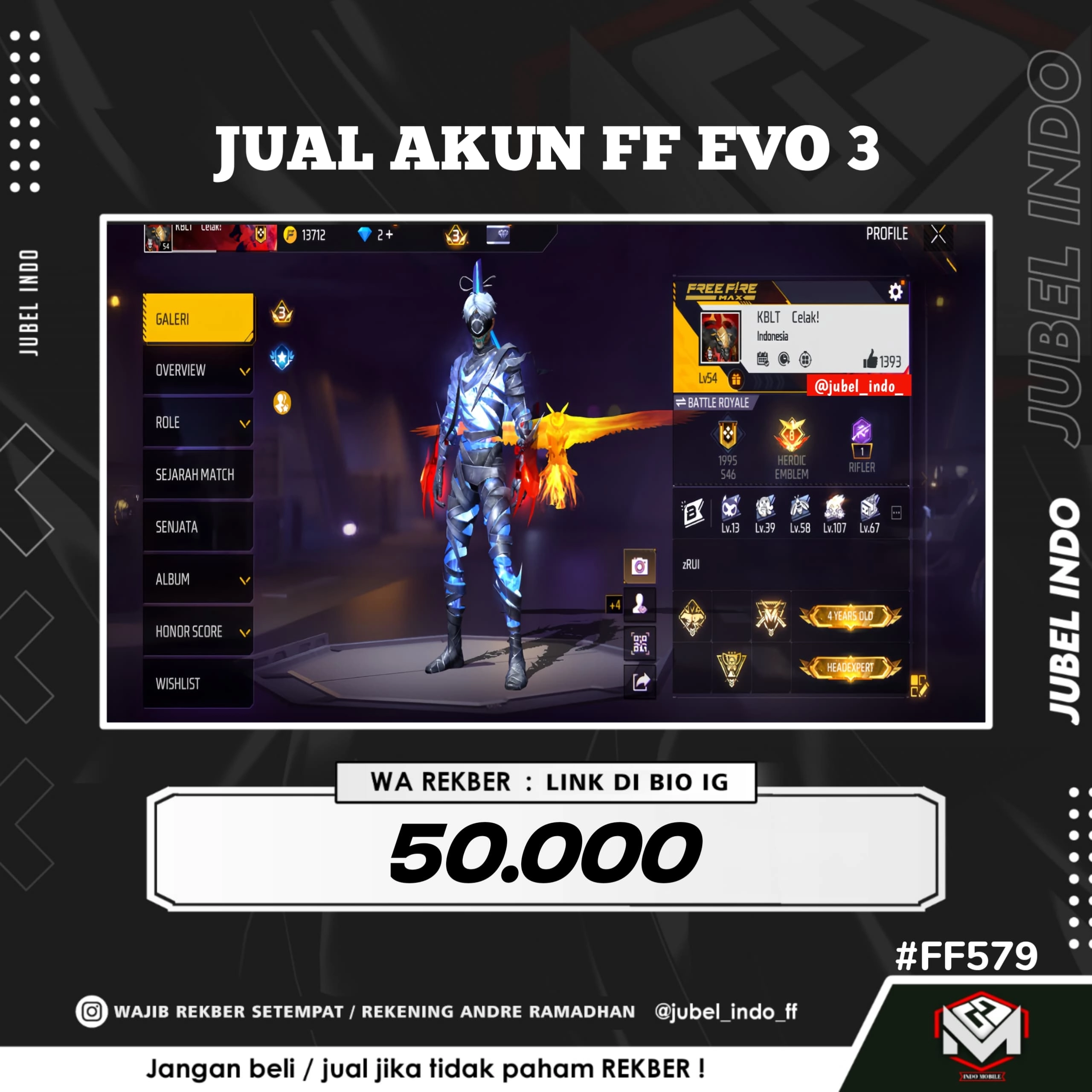 STOK FF #FF579