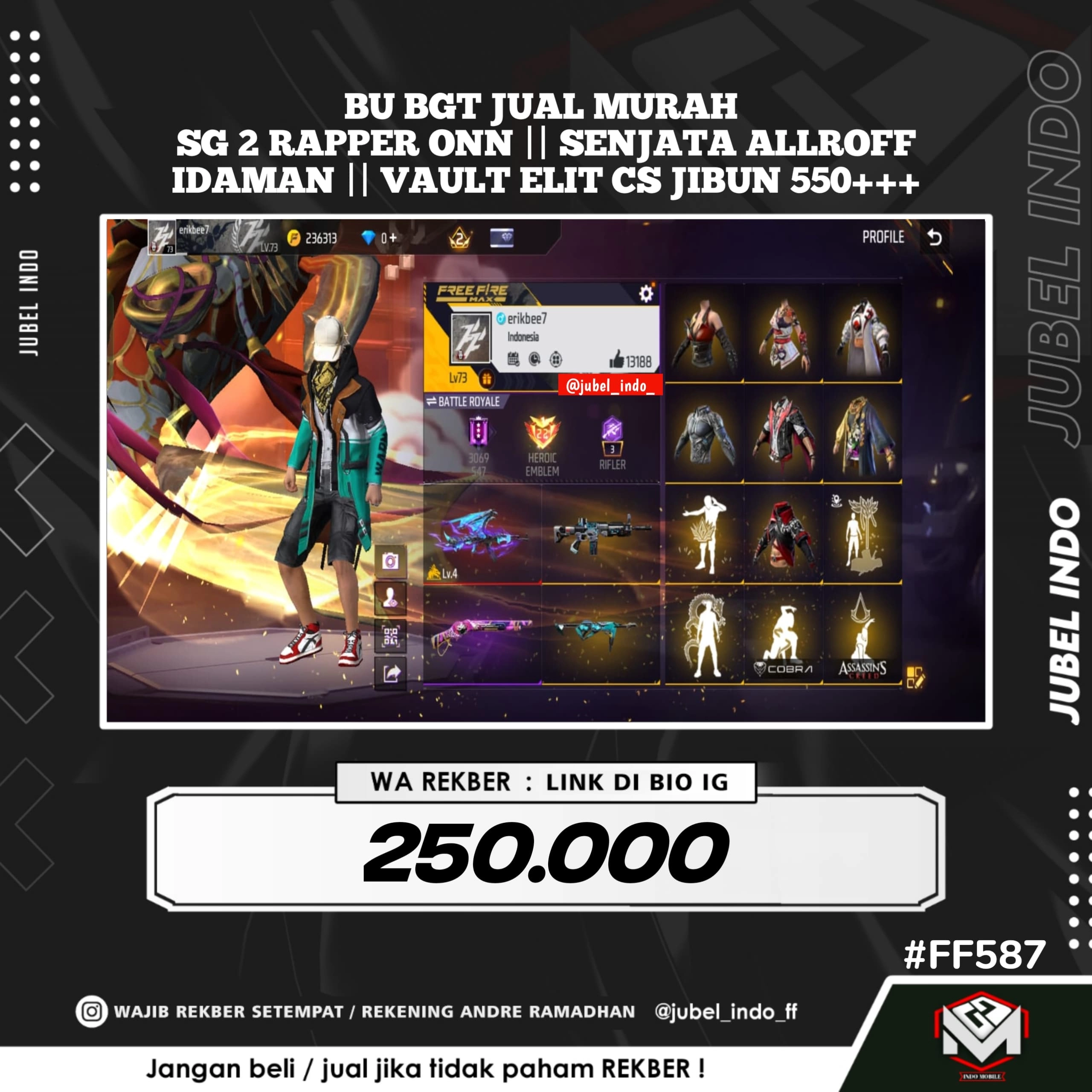 STOK FF #FF587