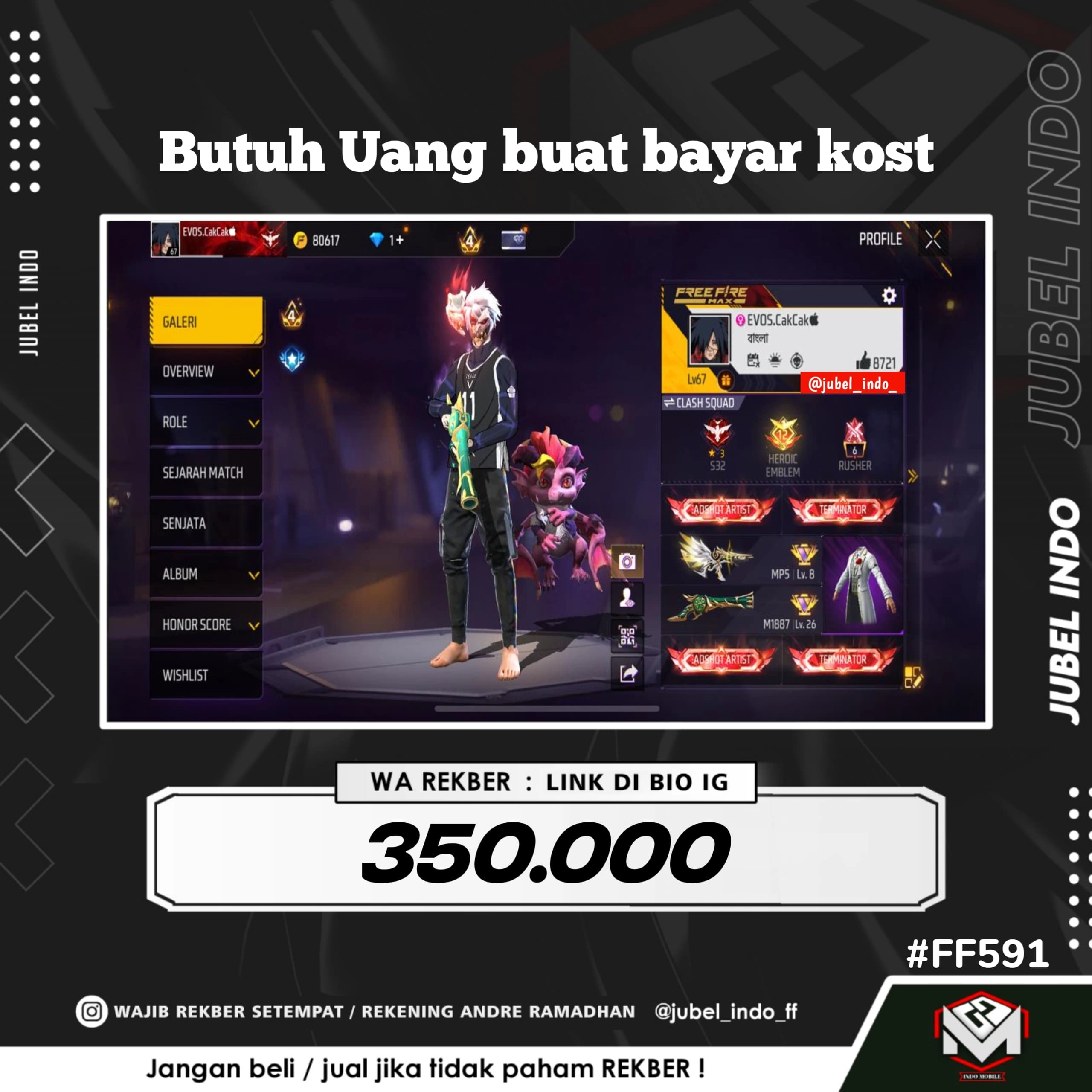 STOK FF #FF591