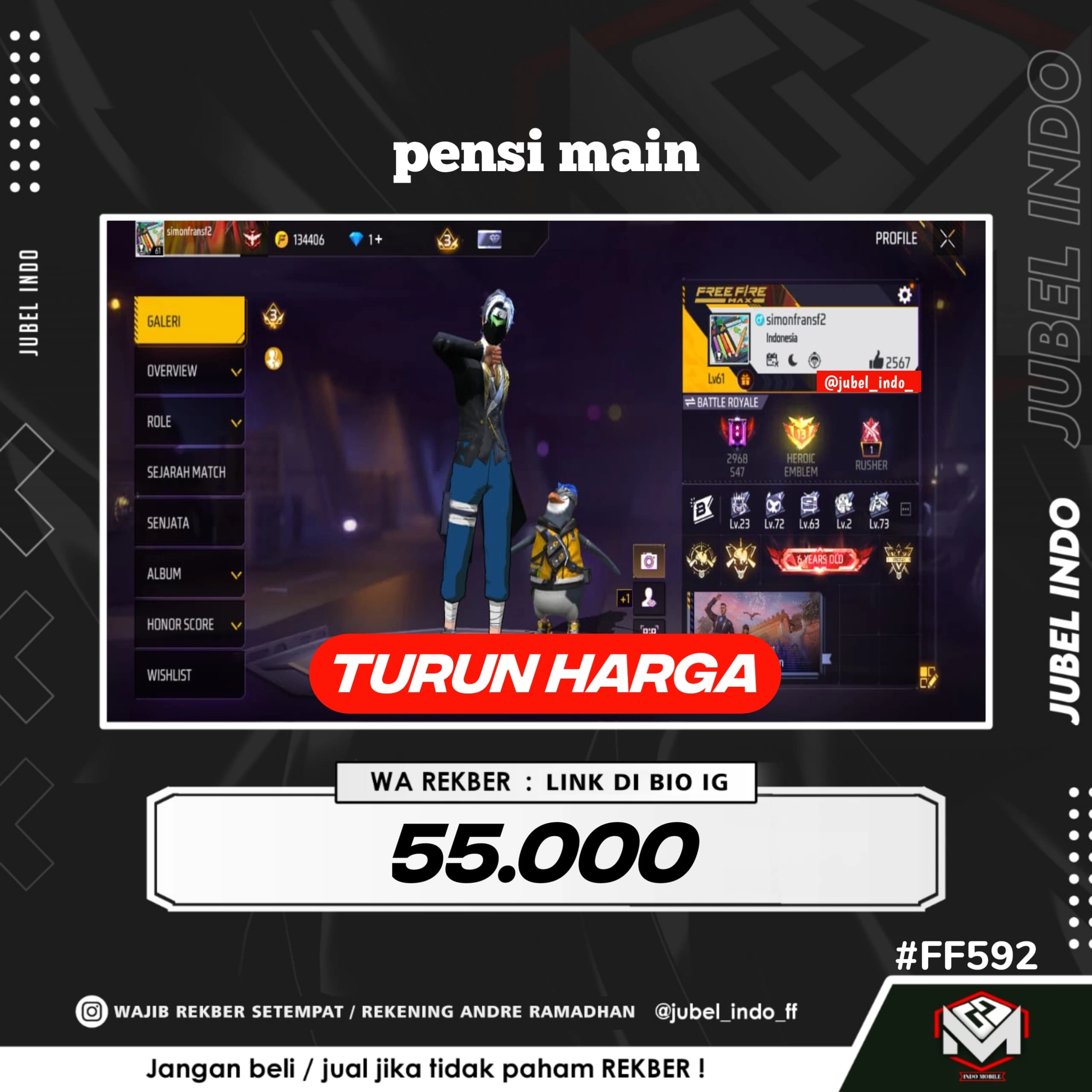 STOK FF #FF592