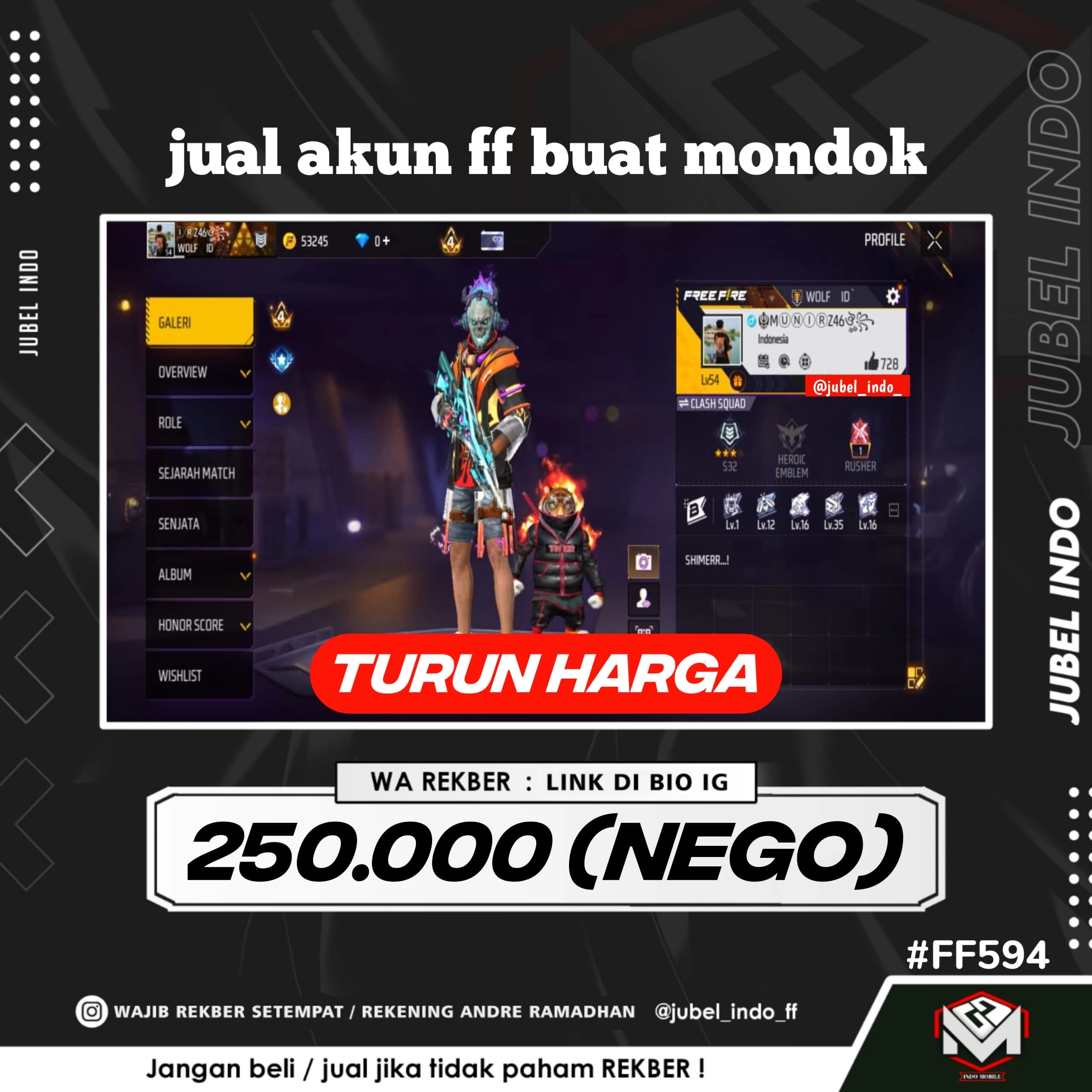 STOK FF #FF594