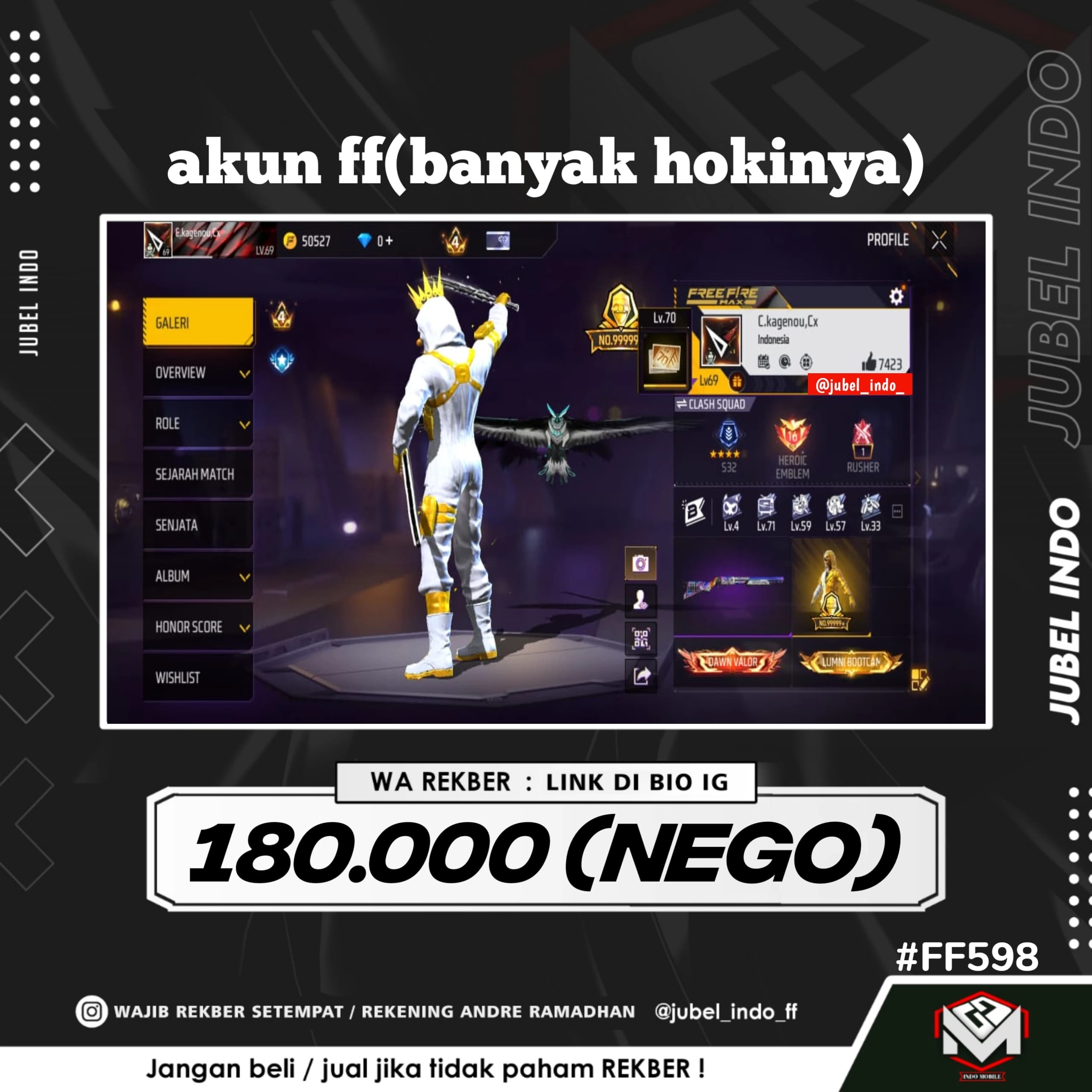 STOK FF #FF598