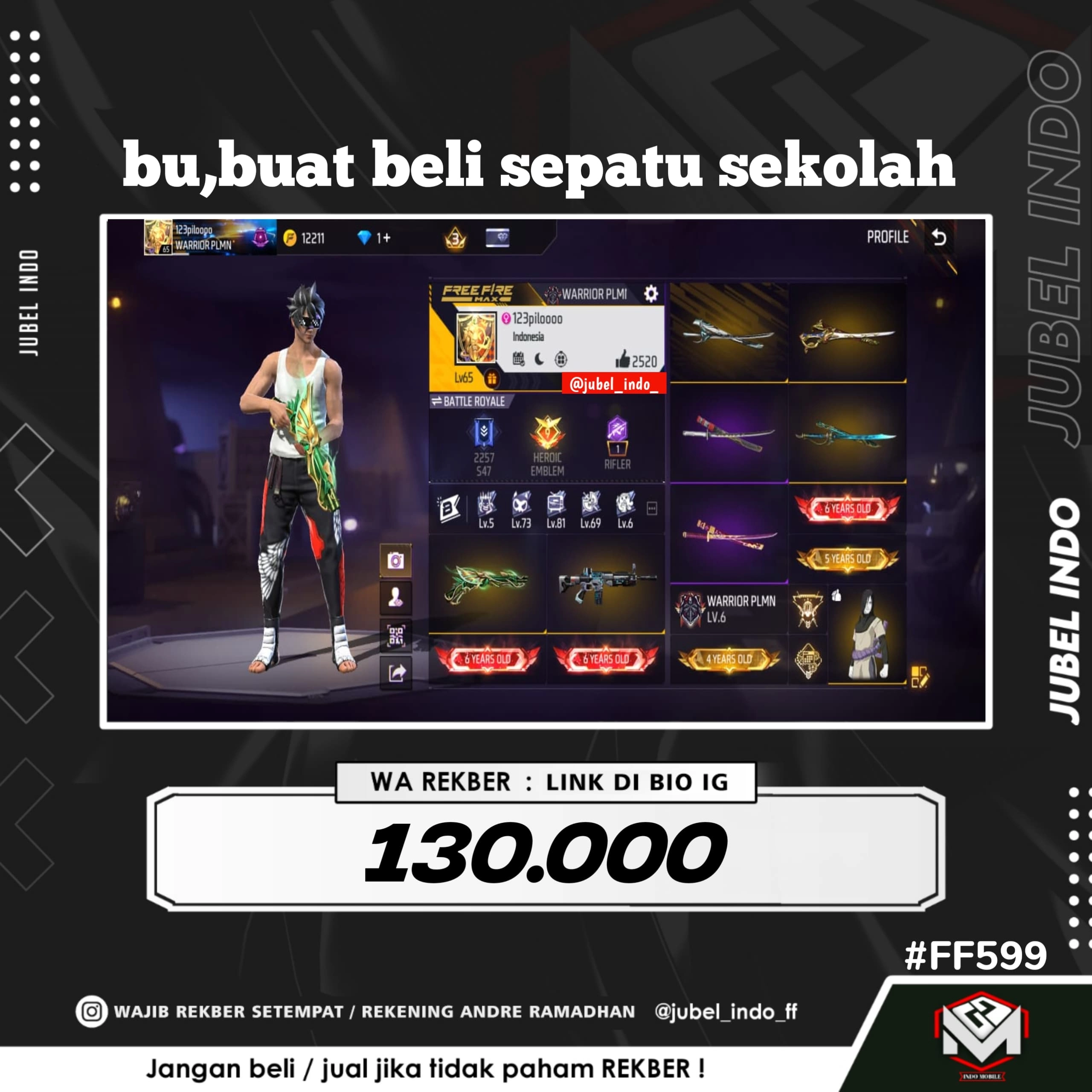STOK FF #FF599