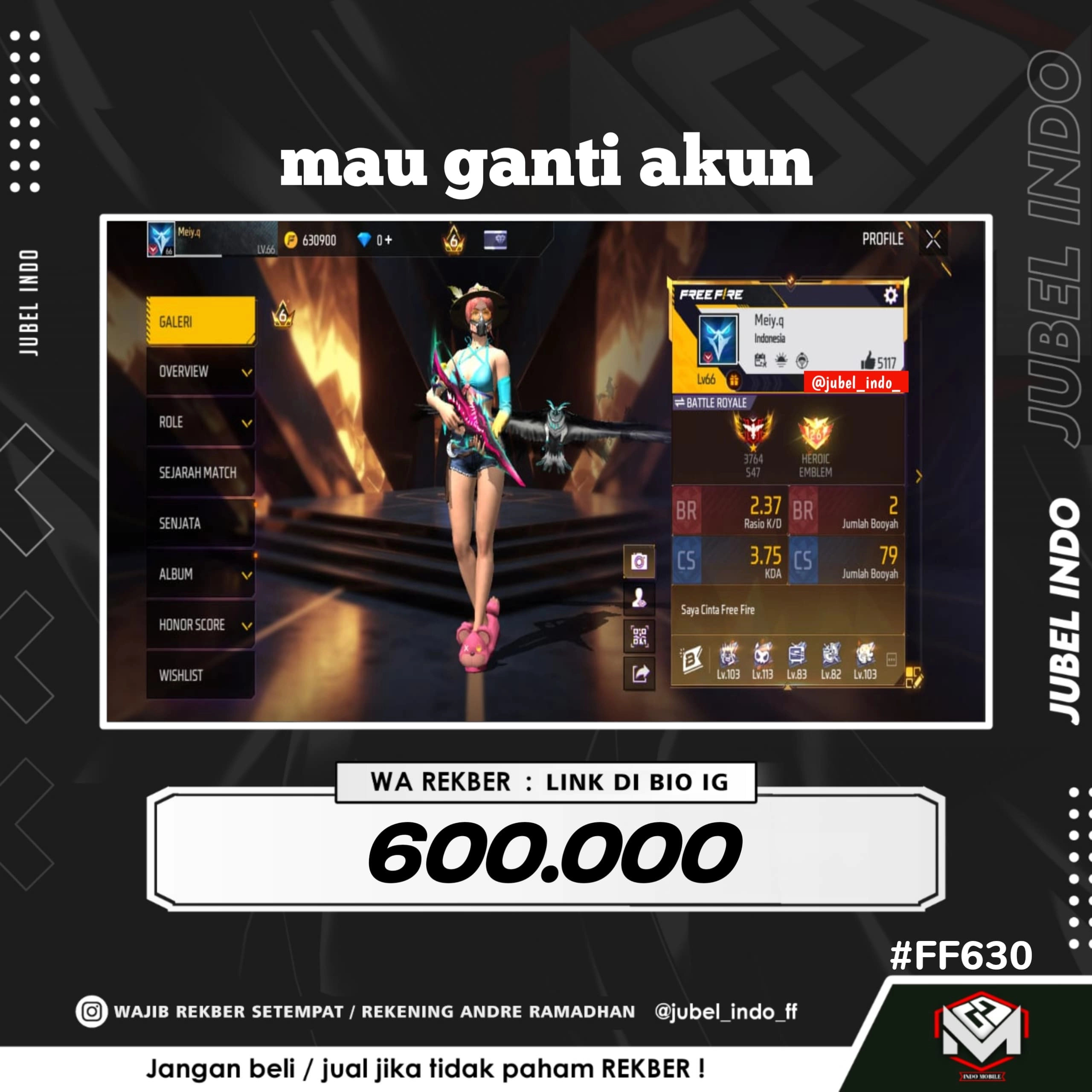 STOK FF #FF630