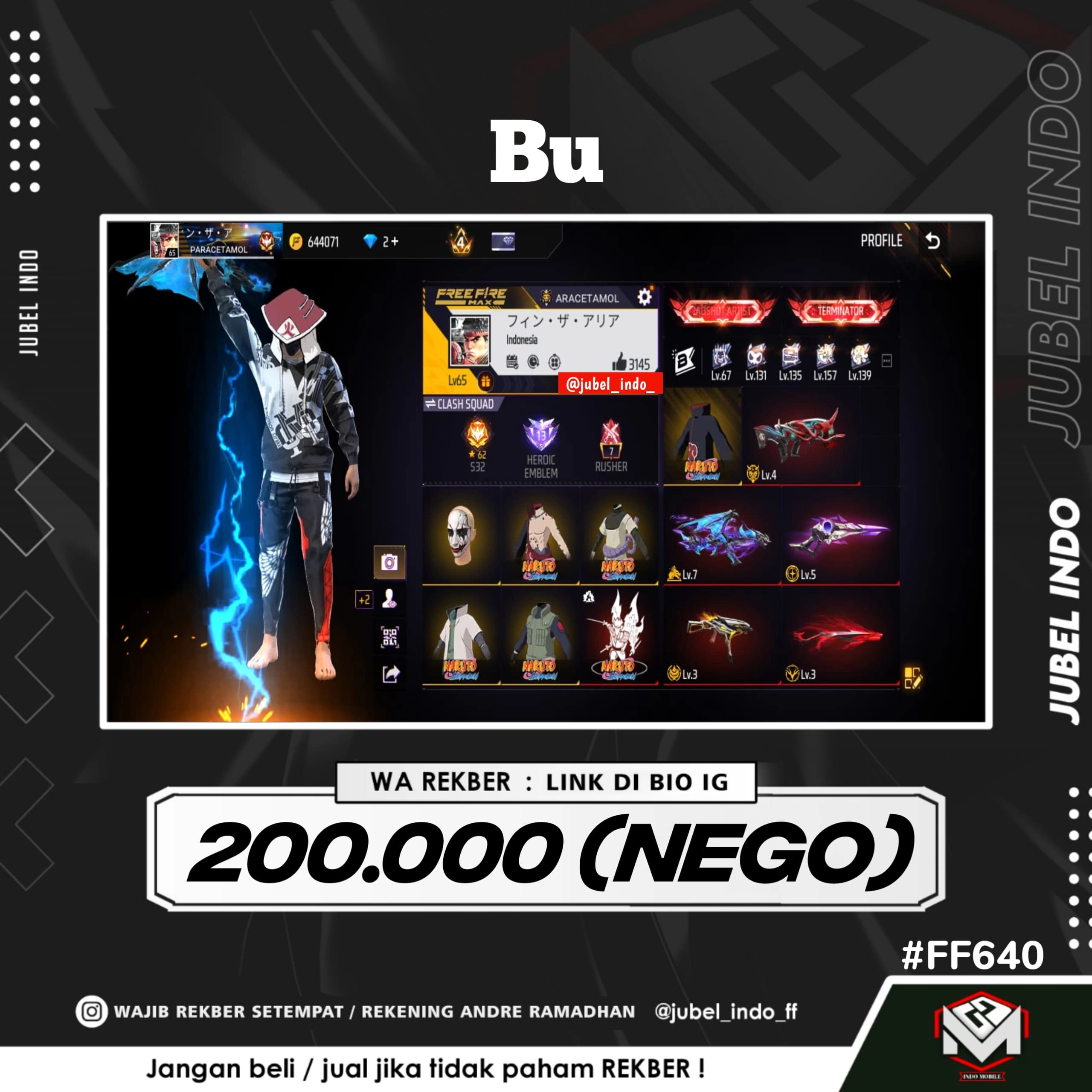 STOK FF #FF640