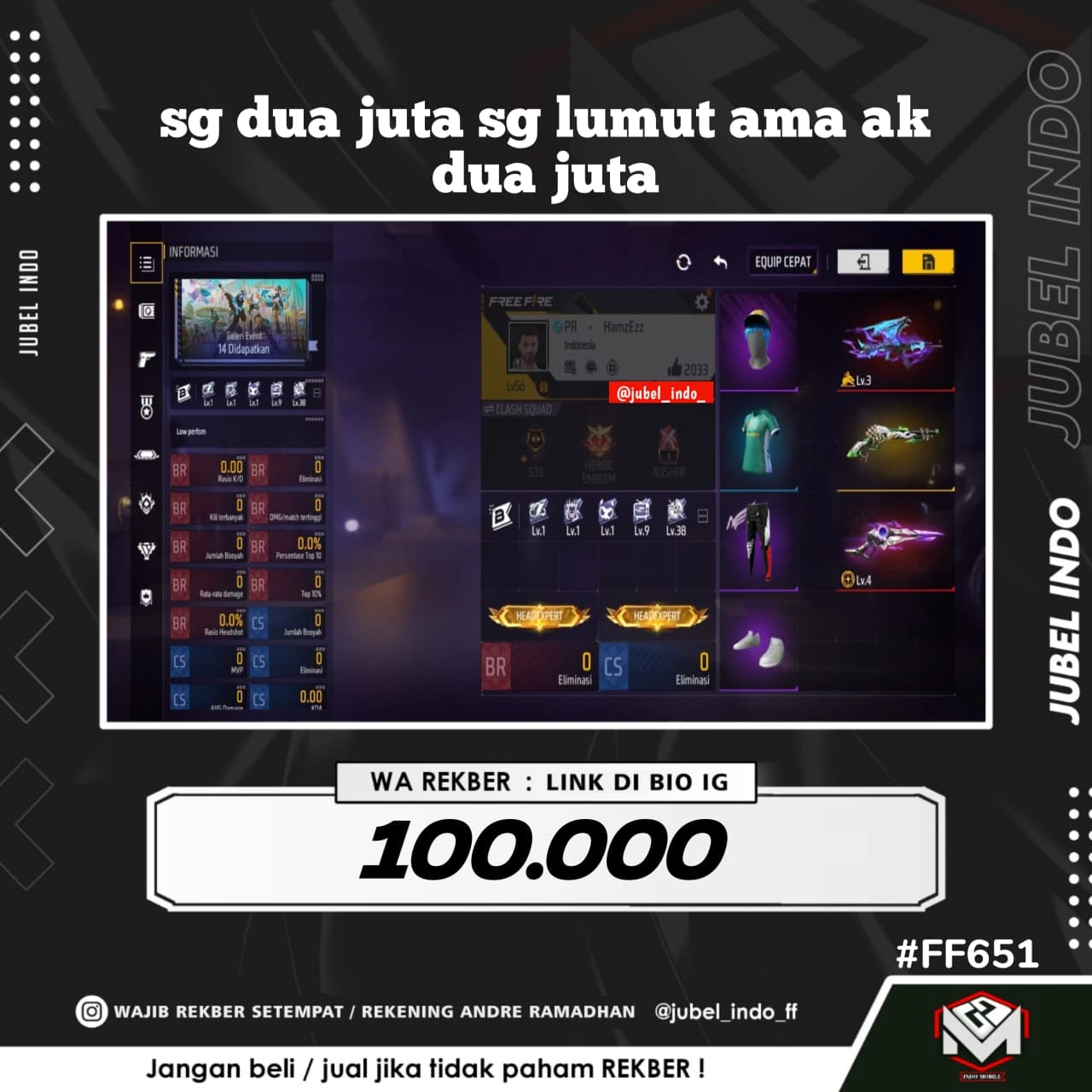 STOK FF #FF651