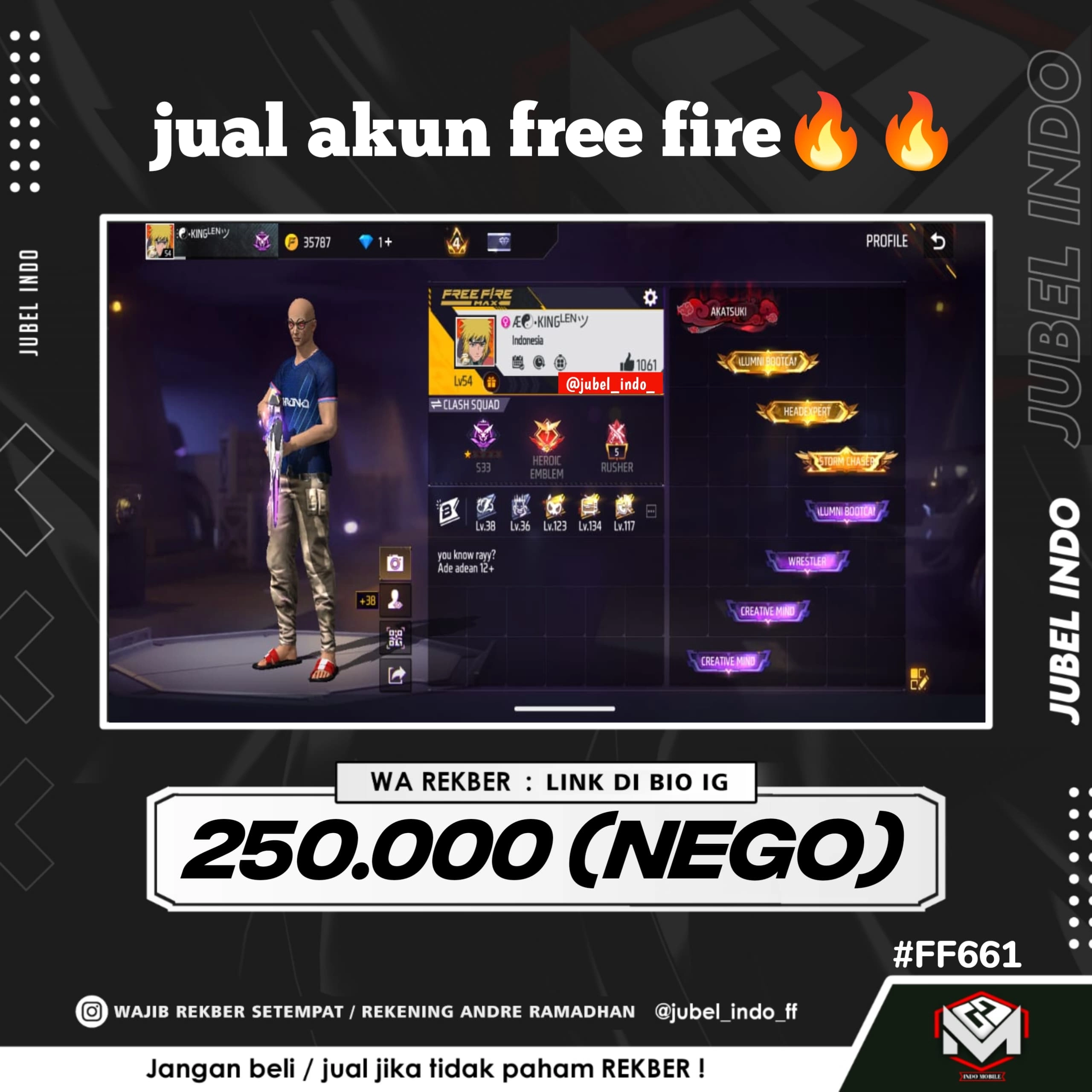 STOK FF #FF661