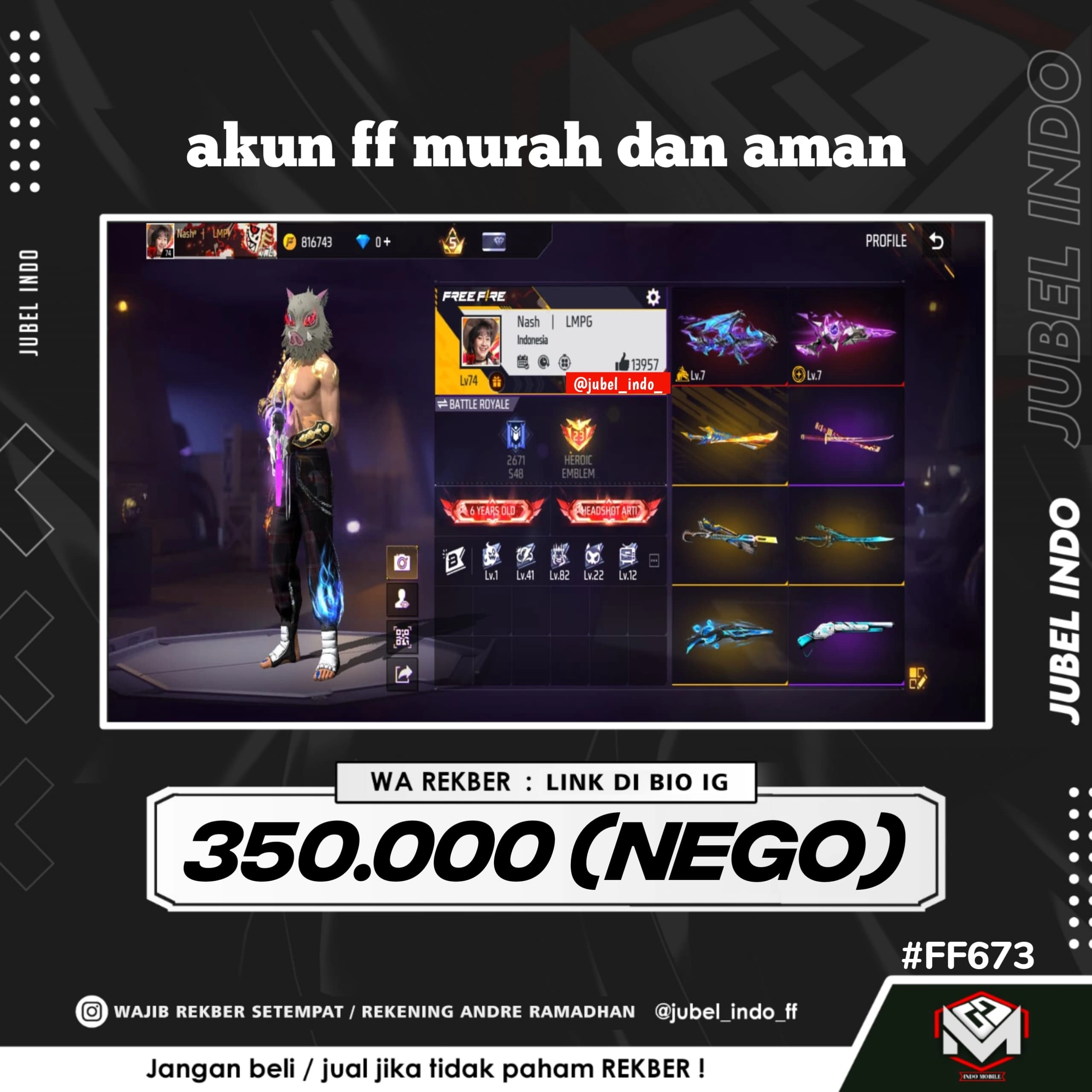 STOK FF #FF673