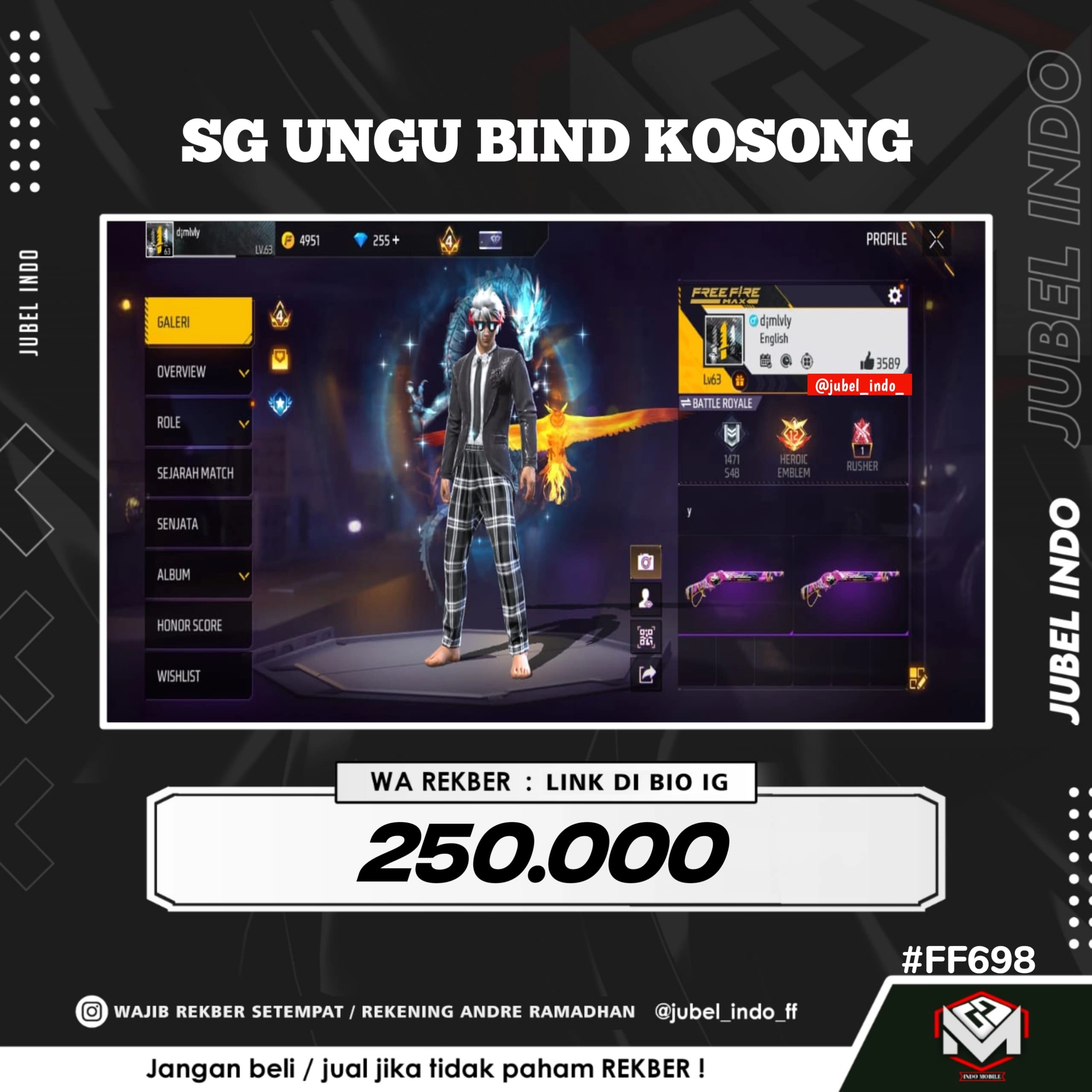 STOK FF #FF698
