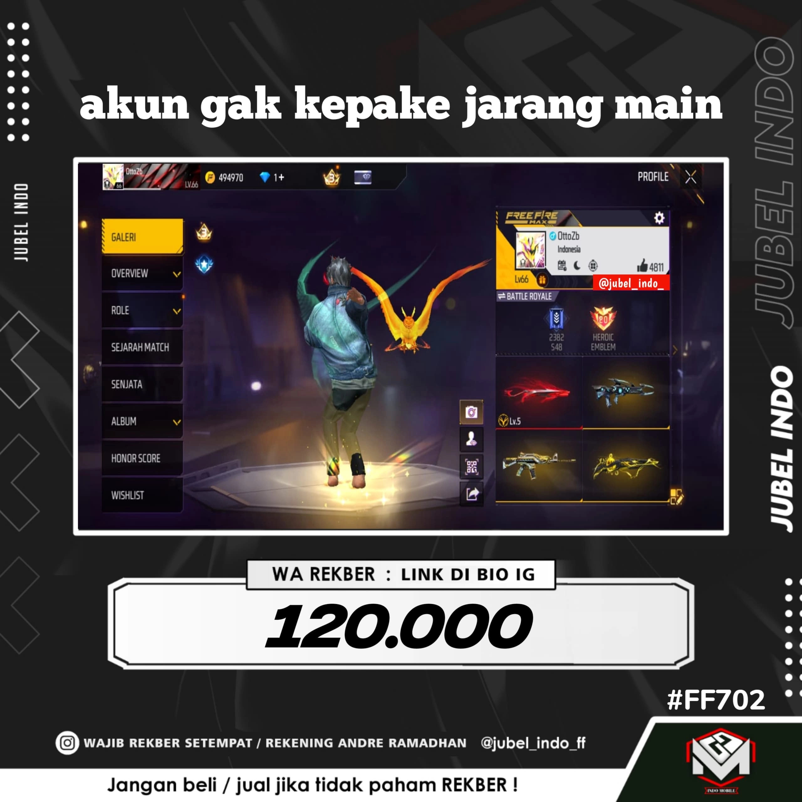 STOK FF #FF702