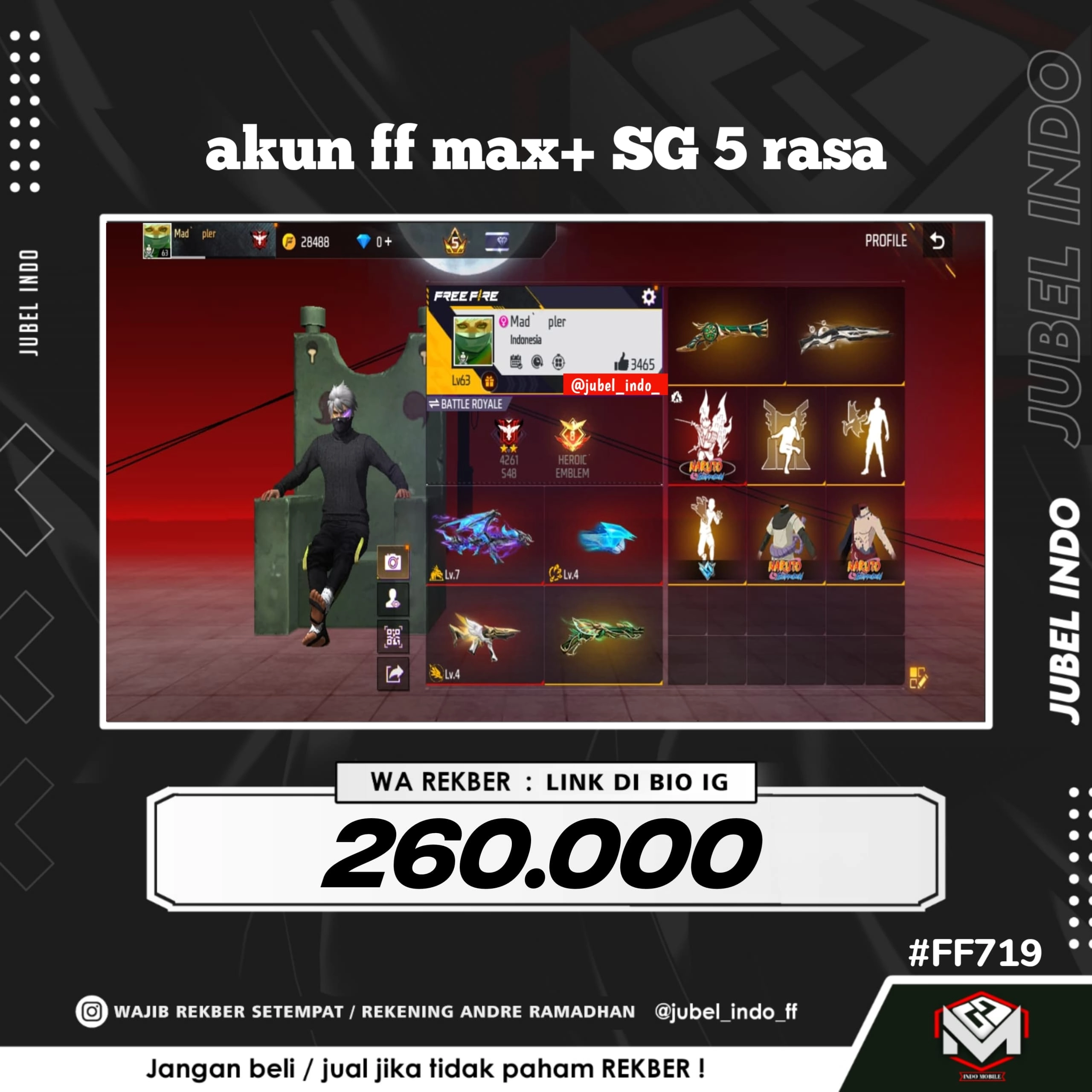 STOK FF #FF719