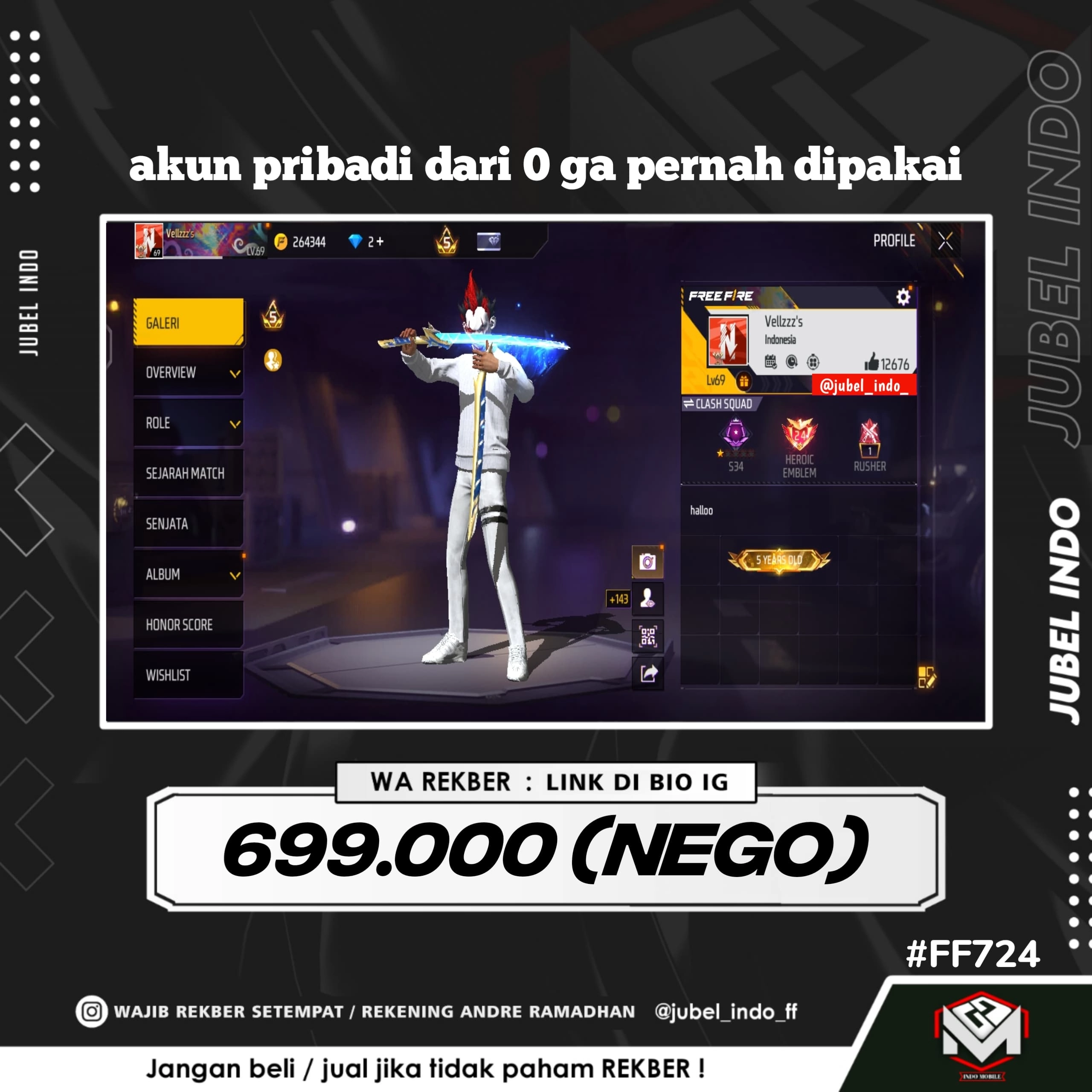 STOK FF #FF724