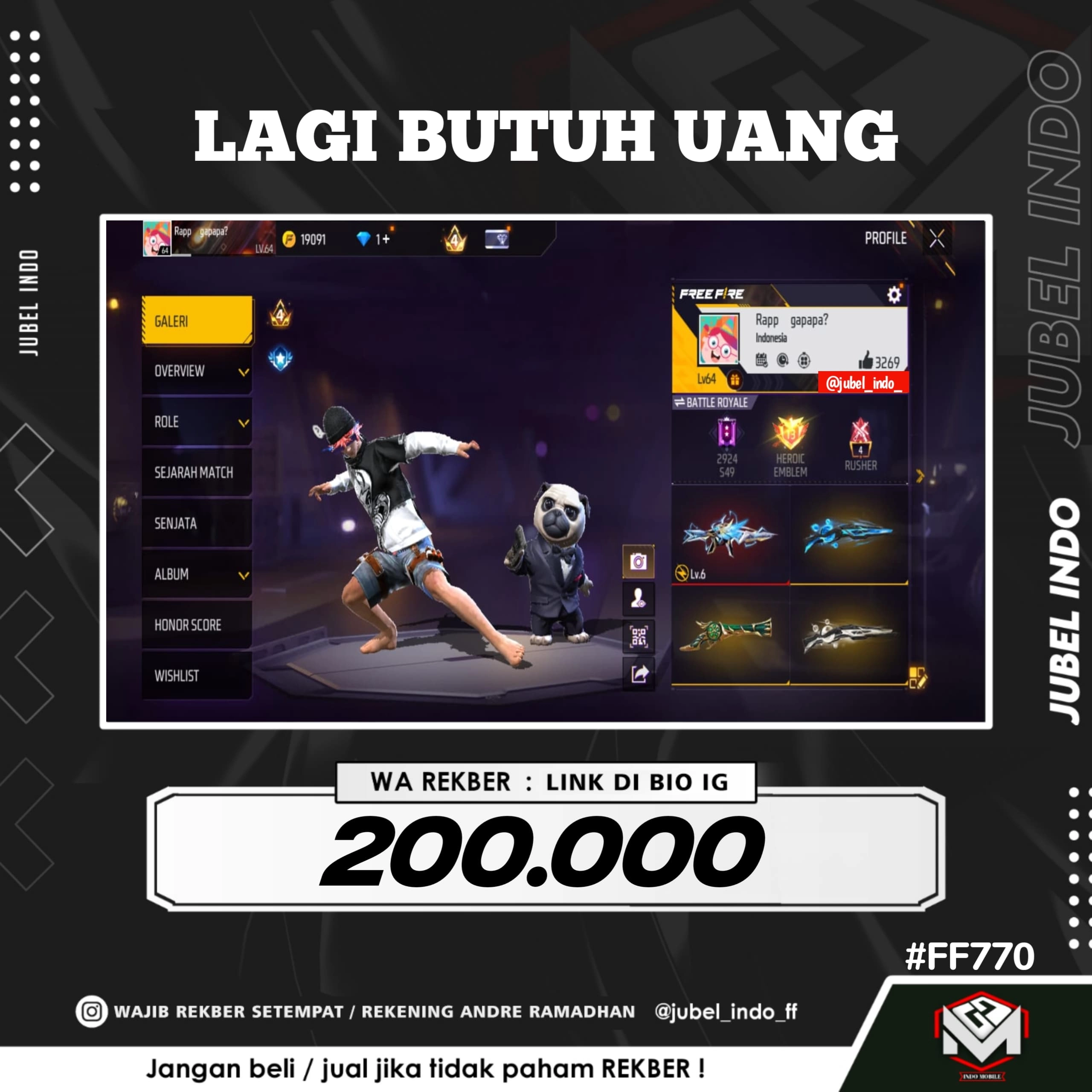 STOK FF #FF770
