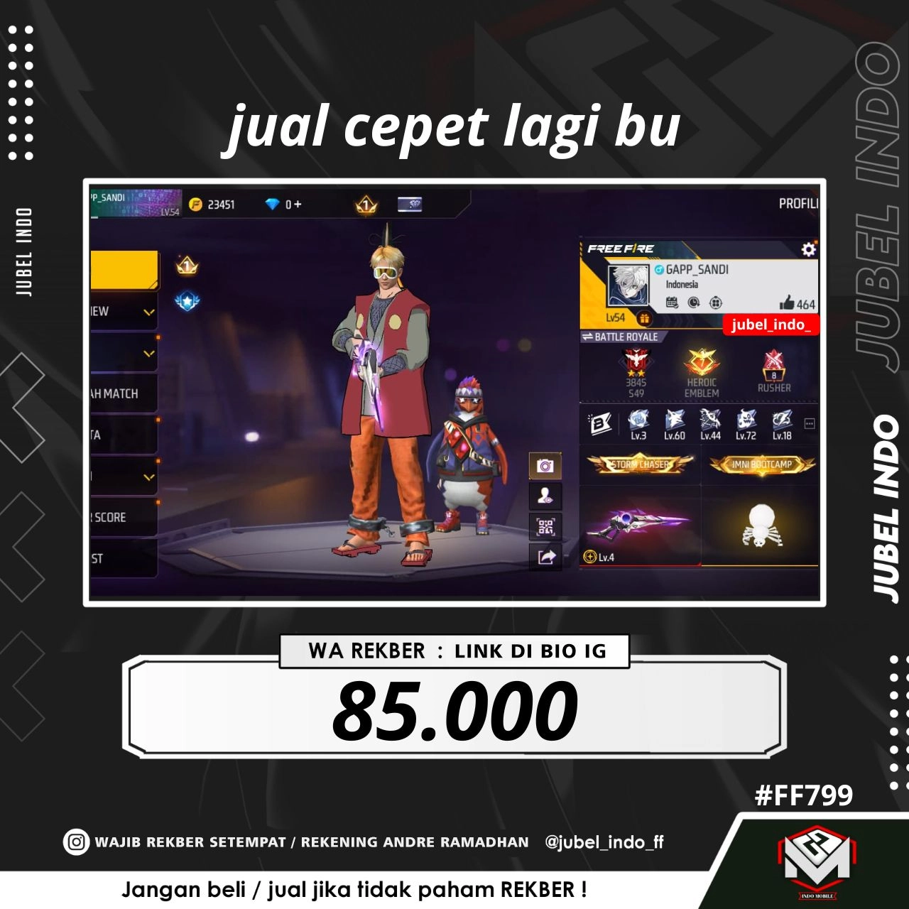 STOK FF #FF799