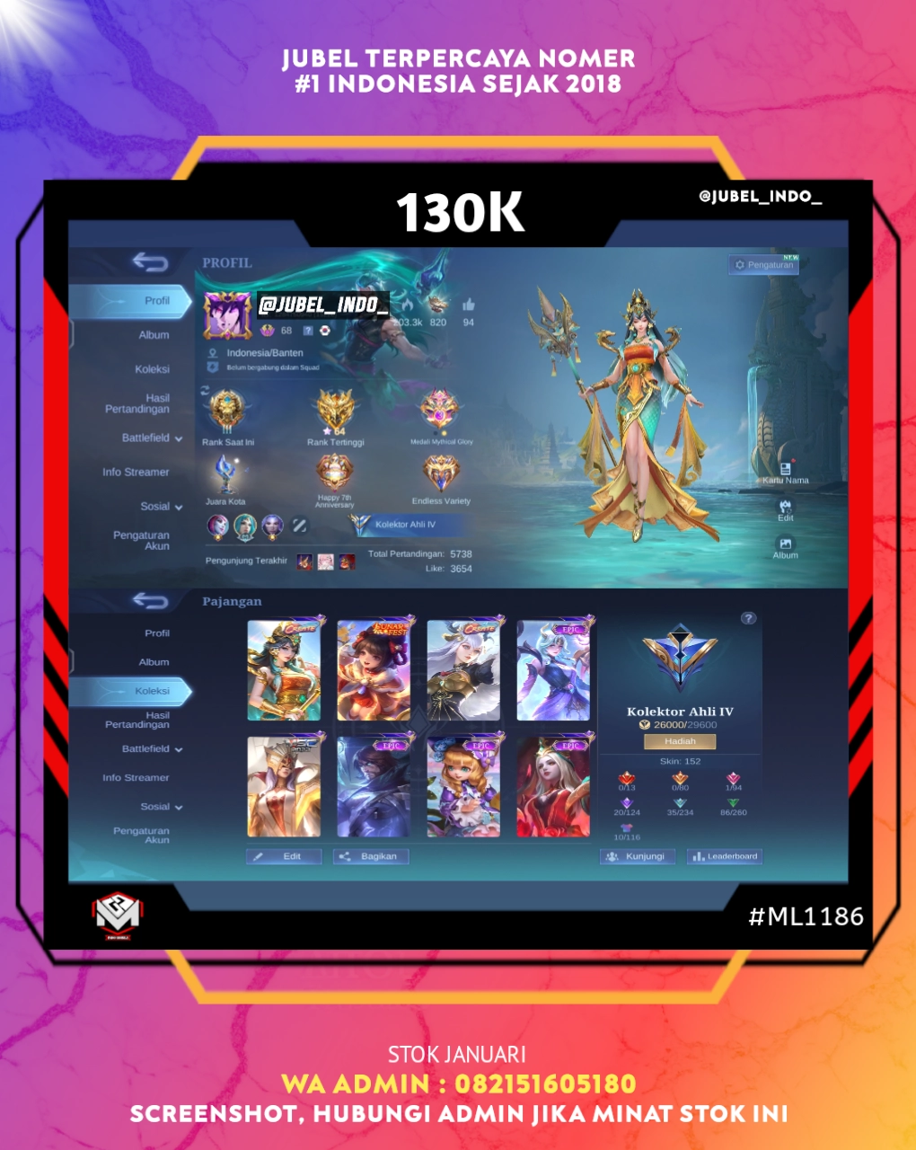 STOK ML #ML1186