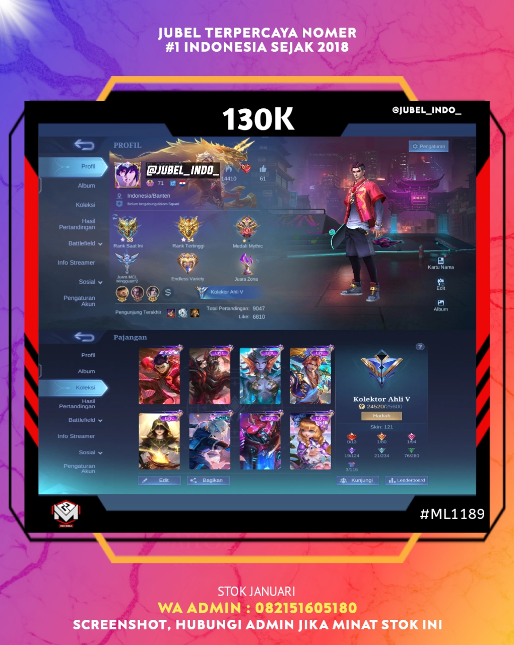 STOK ML #ML1189