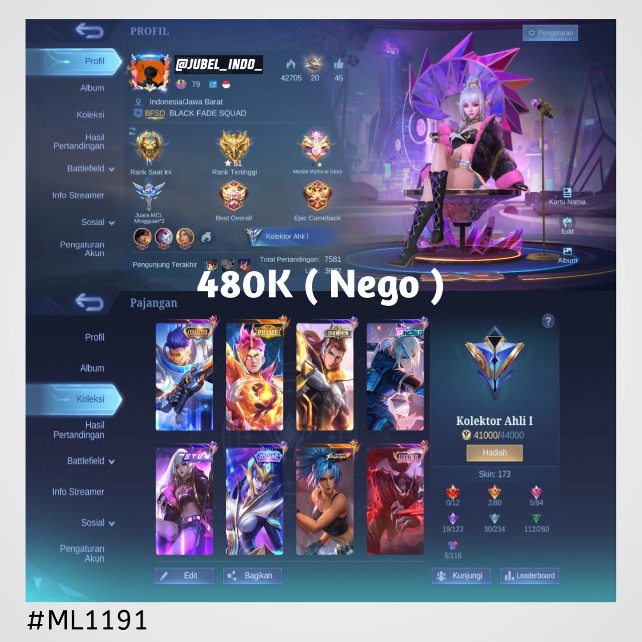 STOK ML #ML1191