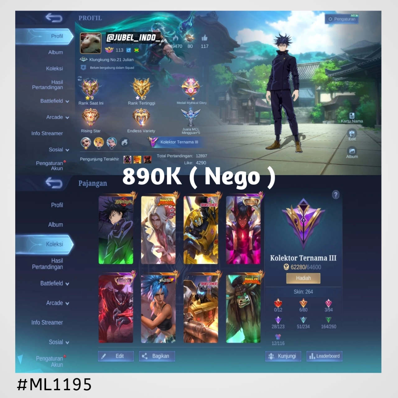STOK ML #ML1195
