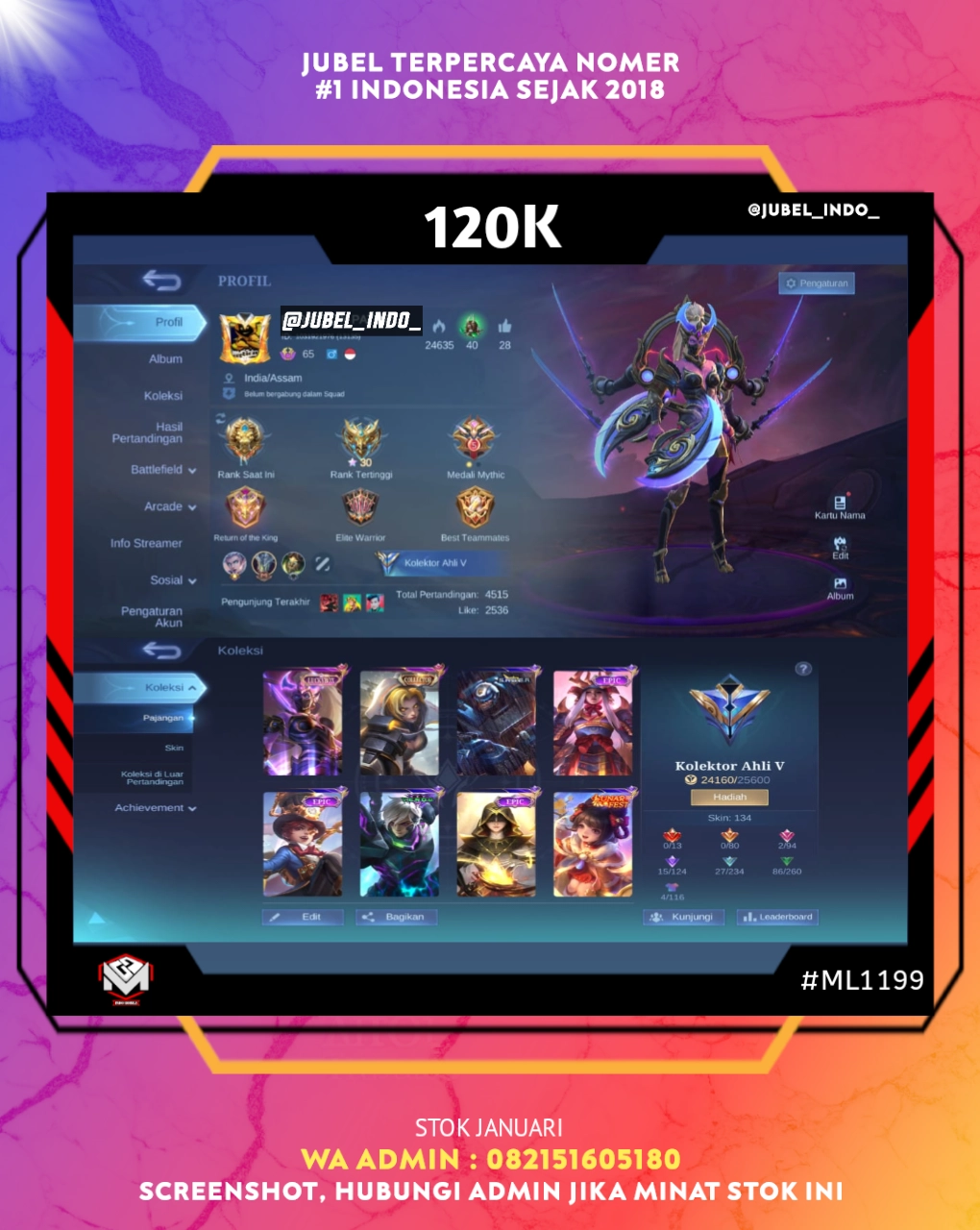 STOK ML #ML1199