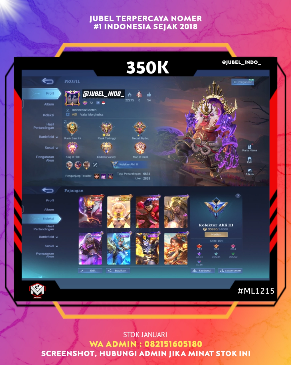 STOK ML #ML1215