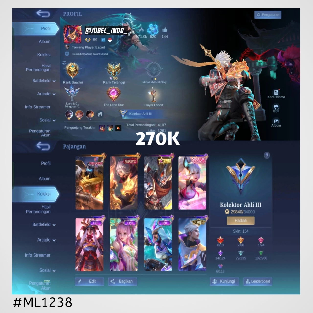 STOK ML #ML1238